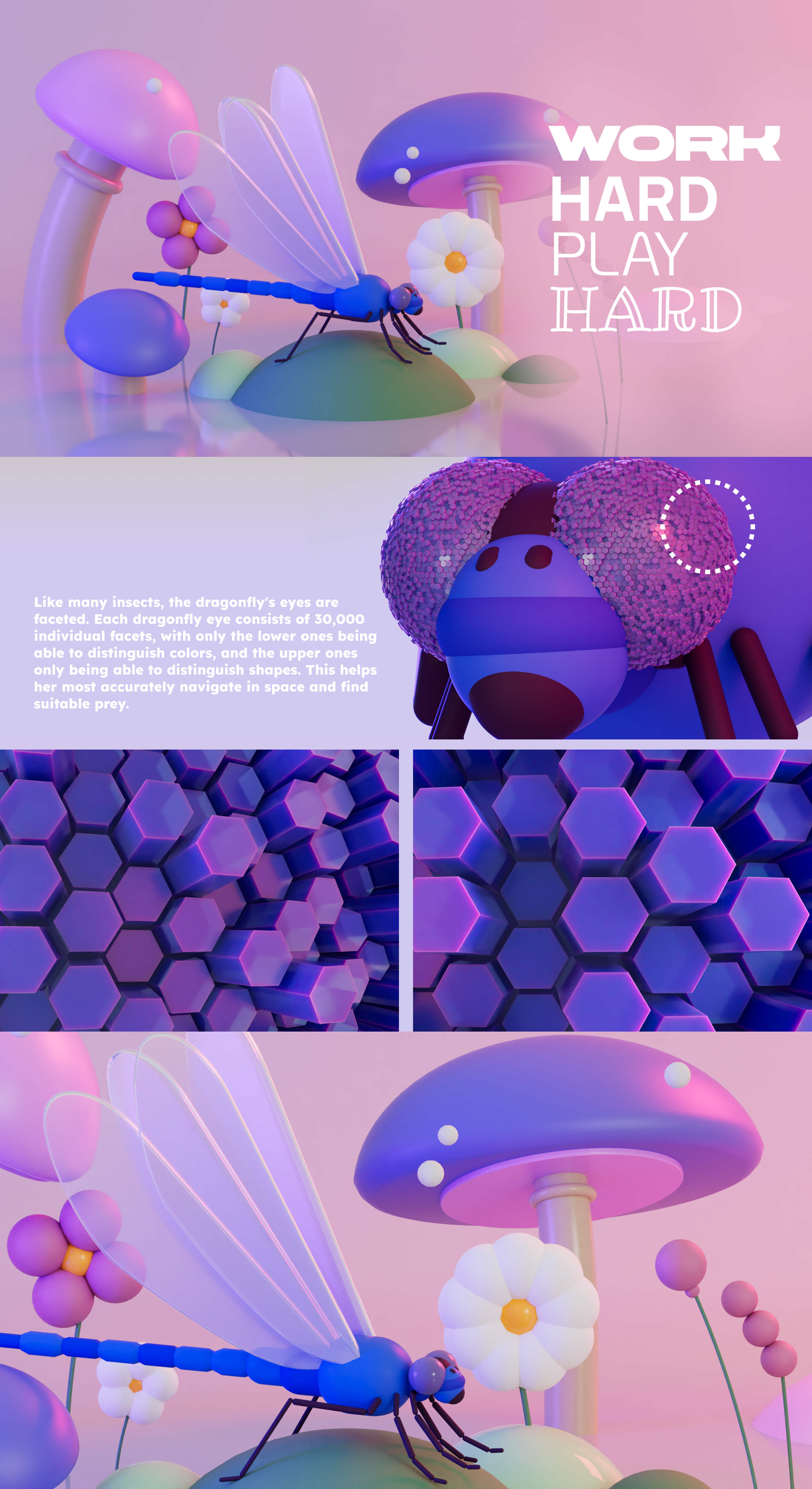 3D animation | dragonfly — Изображение №1 — 3D, Анимация на Dprofile