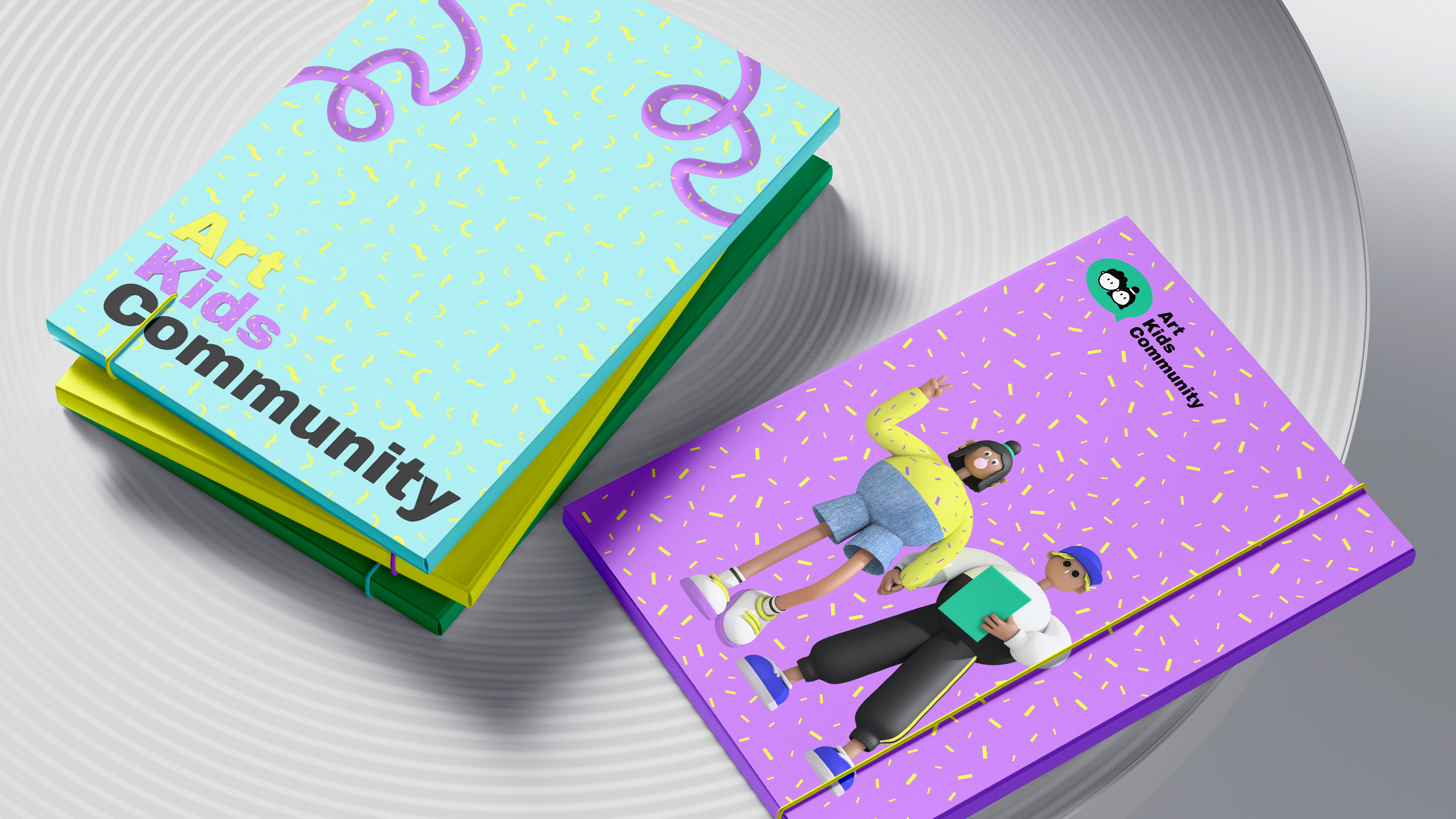 Art Kids Community — Фирменный стиль и дизайн сайт — Изображение №12 — Брендинг, 3D на Dprofile