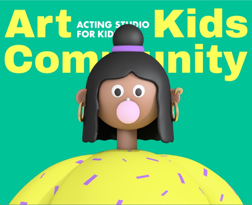 Art Kids Community — Фирменный стиль и дизайн сайт на Dprofile