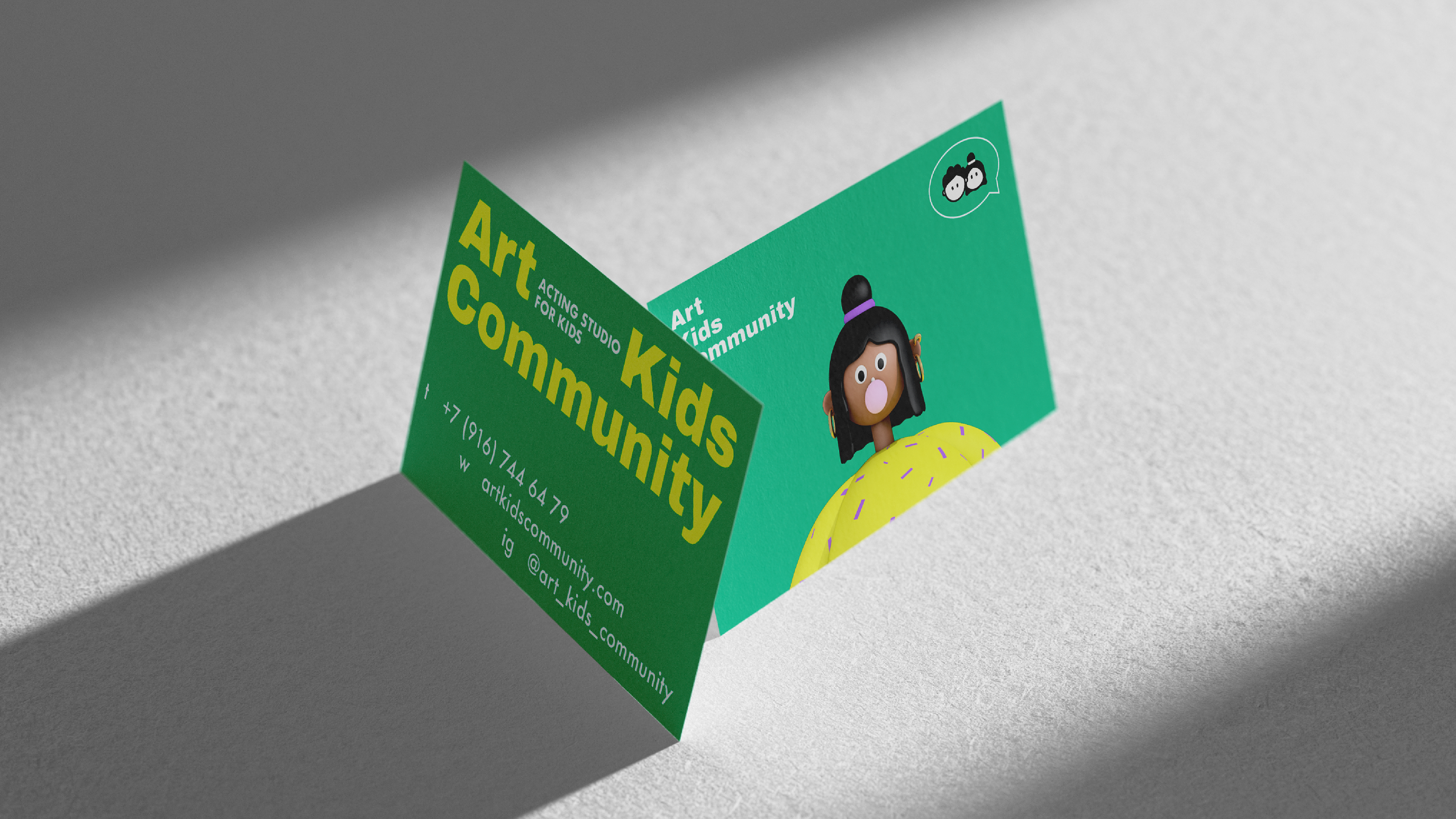 Art Kids Community — Фирменный стиль и дизайн сайт — Изображение №24 — Брендинг, 3D на Dprofile