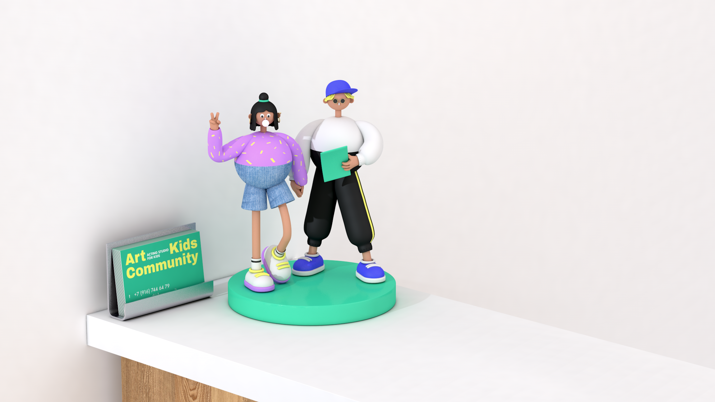 Art Kids Community — Фирменный стиль и дизайн сайт — Изображение №16 — Брендинг, 3D на Dprofile
