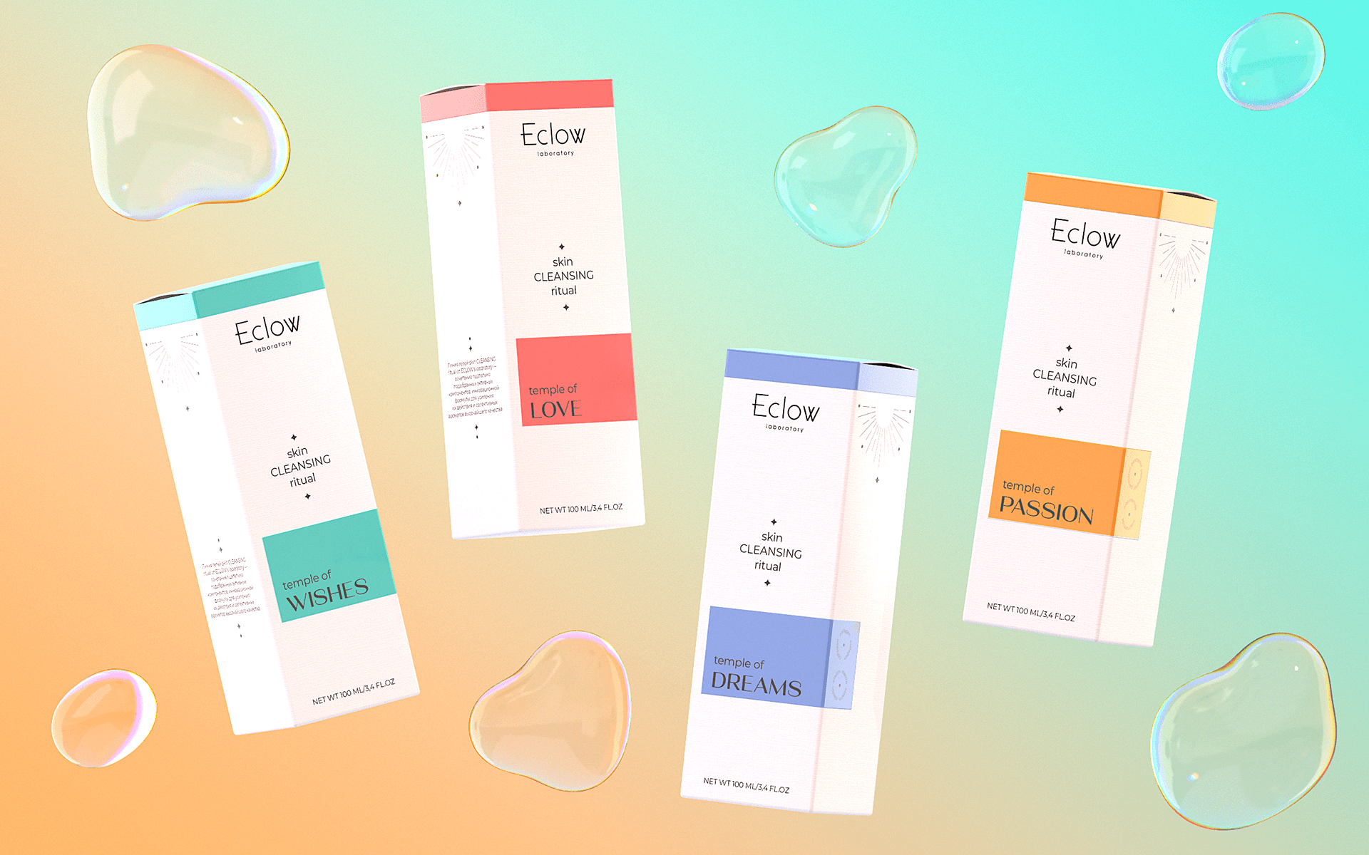 Eclow laboratory. Care cosmetics. Packaging. Packaging — Изображение №1 — Брендинг на Dprofile