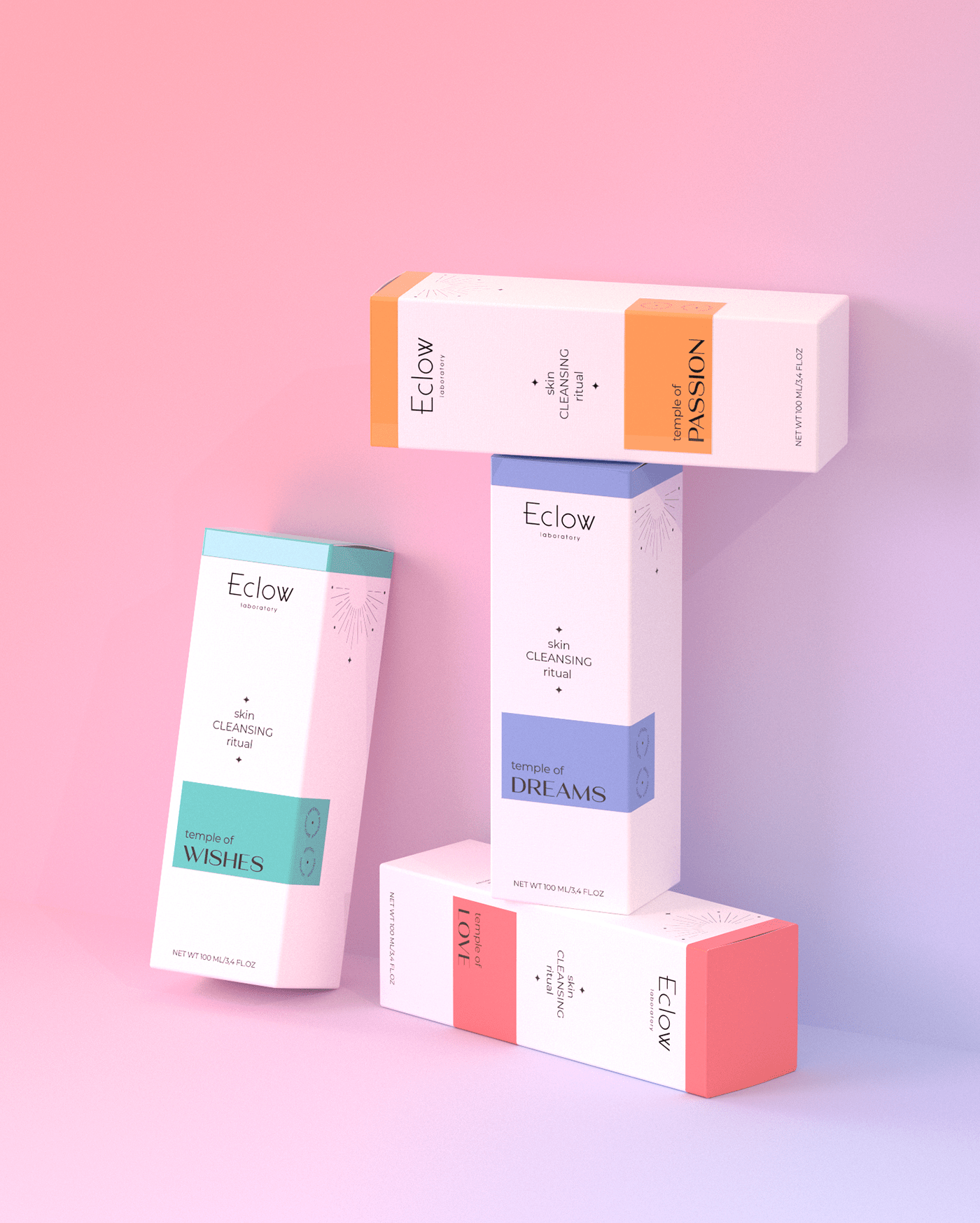 Eclow laboratory. Care cosmetics. Packaging. Packaging — Изображение №6 — Брендинг на Dprofile