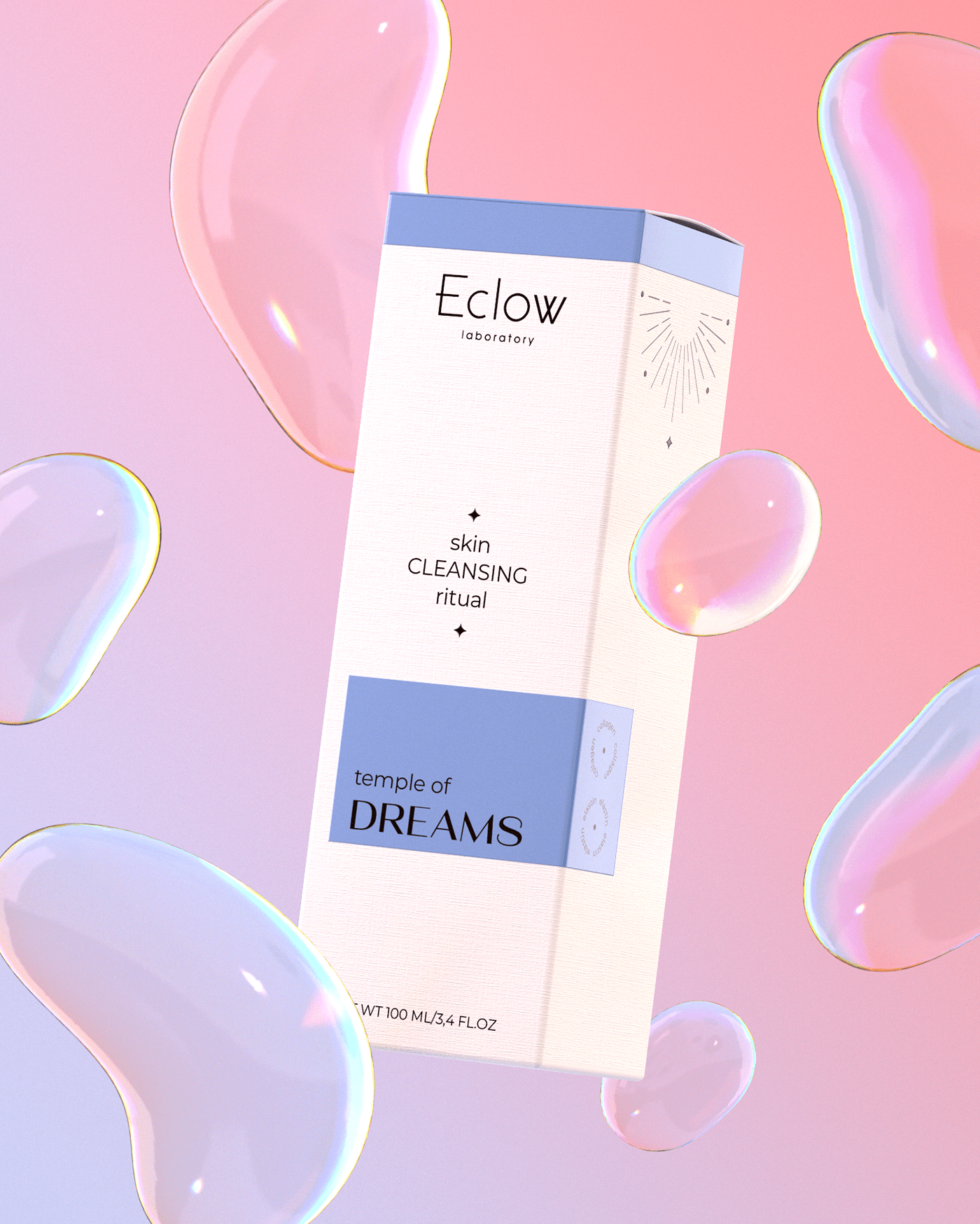 Eclow laboratory. Care cosmetics. Packaging. Packaging — Изображение №3 — Брендинг на Dprofile
