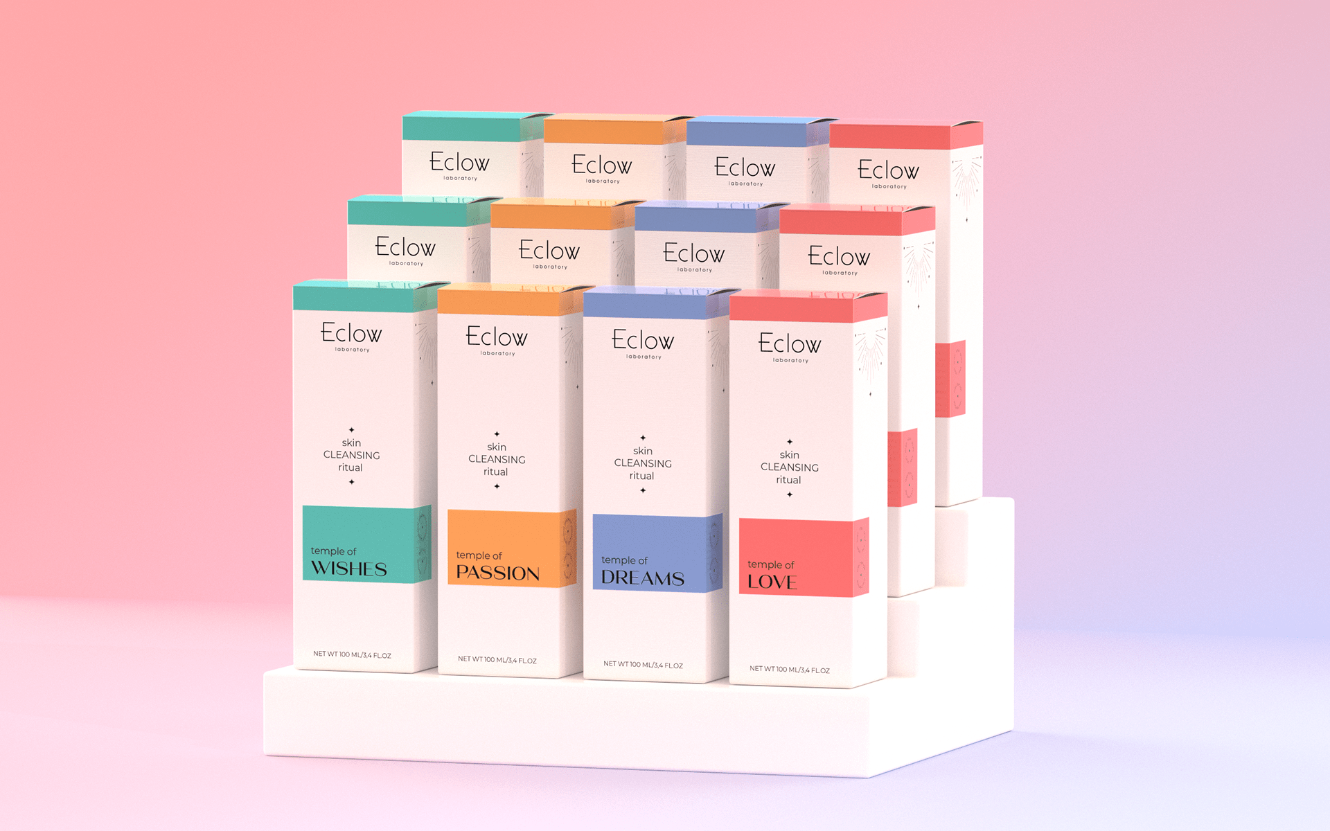 Eclow laboratory. Care cosmetics. Packaging. Packaging — Изображение №13 — Брендинг на Dprofile