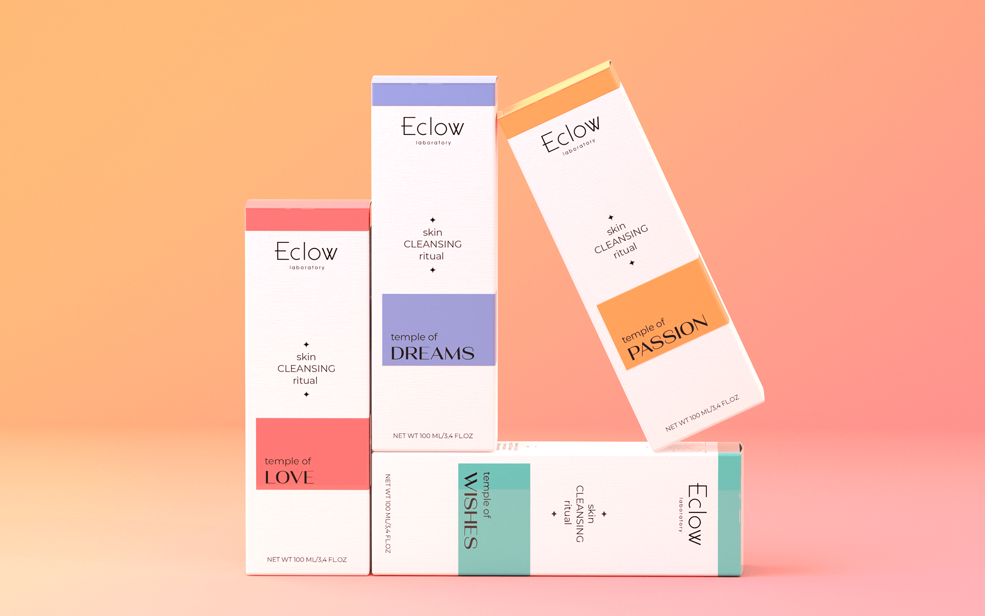 Eclow laboratory. Care cosmetics. Packaging. Packaging — Изображение №4 — Брендинг на Dprofile