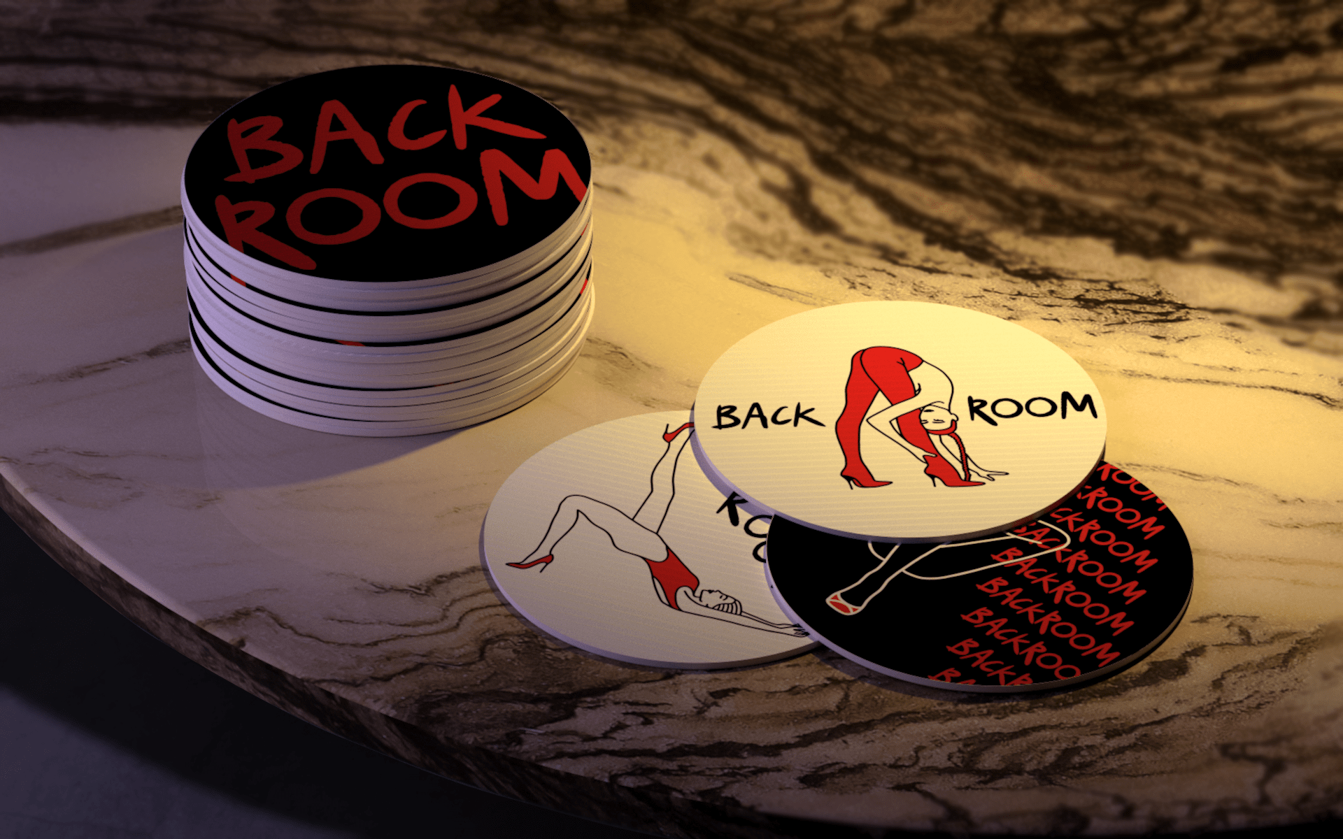 Backroom. Bar brand identity — Изображение №14 — Брендинг на Dprofile