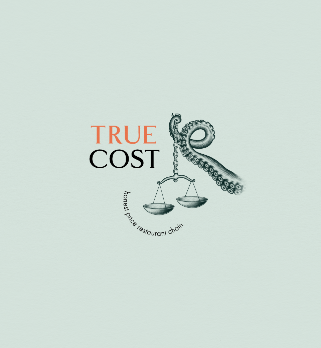 TrueCost ― Restaurant brand identity — Изображение №9 — Брендинг, Иллюстрация на Dprofile