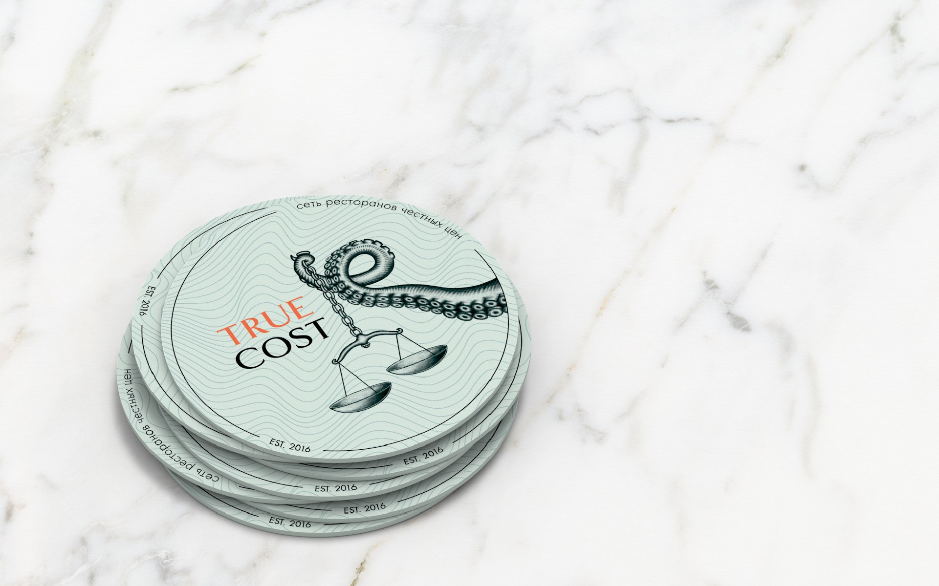 TrueCost ― Restaurant brand identity — Изображение №12 — Брендинг, Иллюстрация на Dprofile