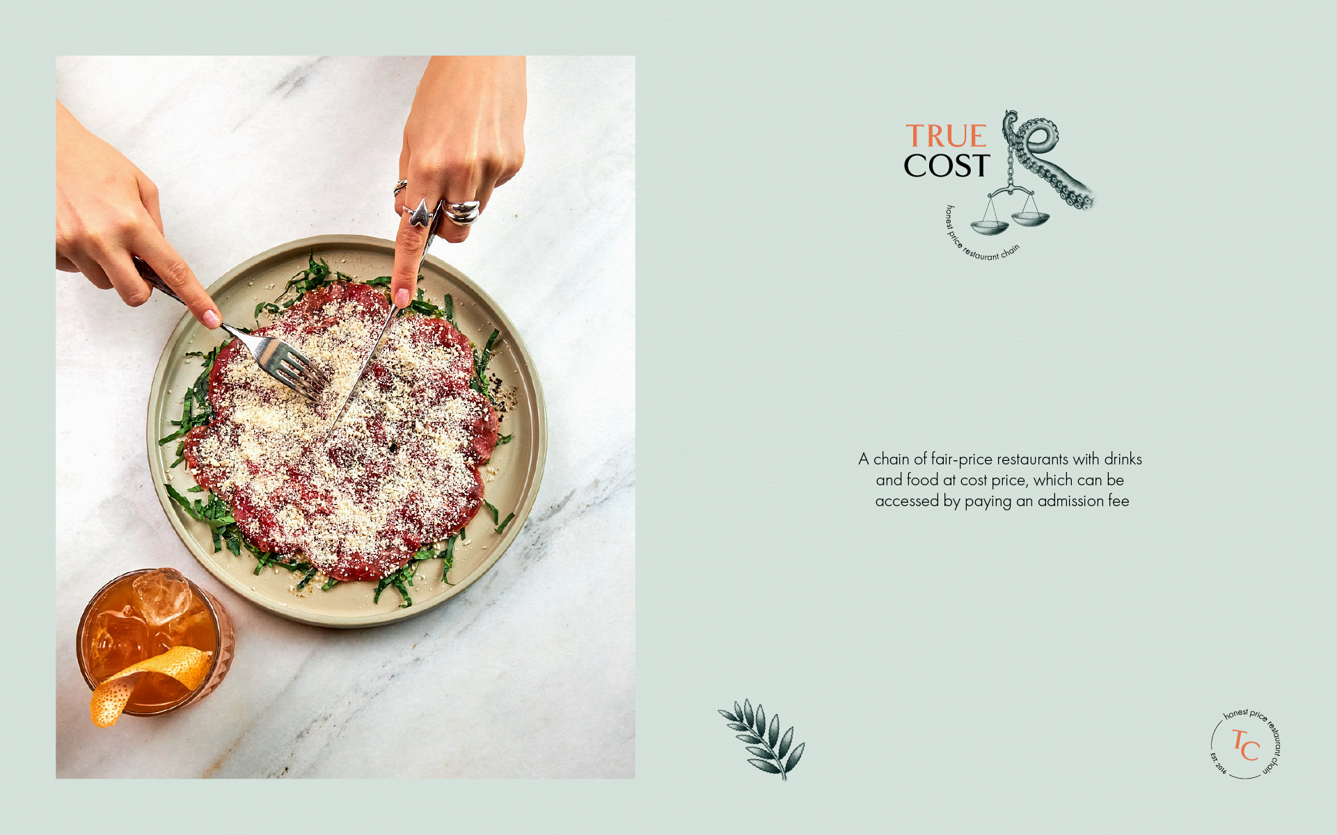 TrueCost ― Restaurant brand identity — Изображение №15 — Брендинг, Иллюстрация на Dprofile