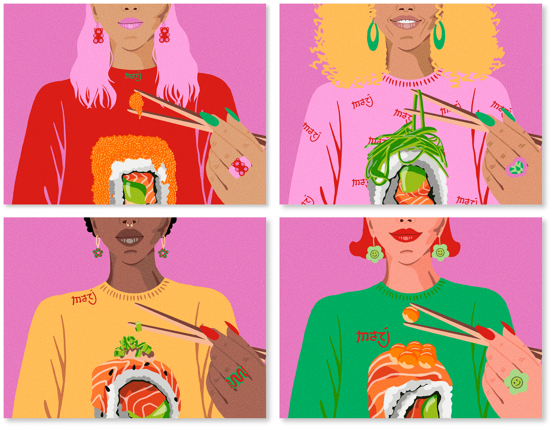 Marj ― Restaurant brand identity — Изображение №8 — Брендинг, Иллюстрация на Dprofile