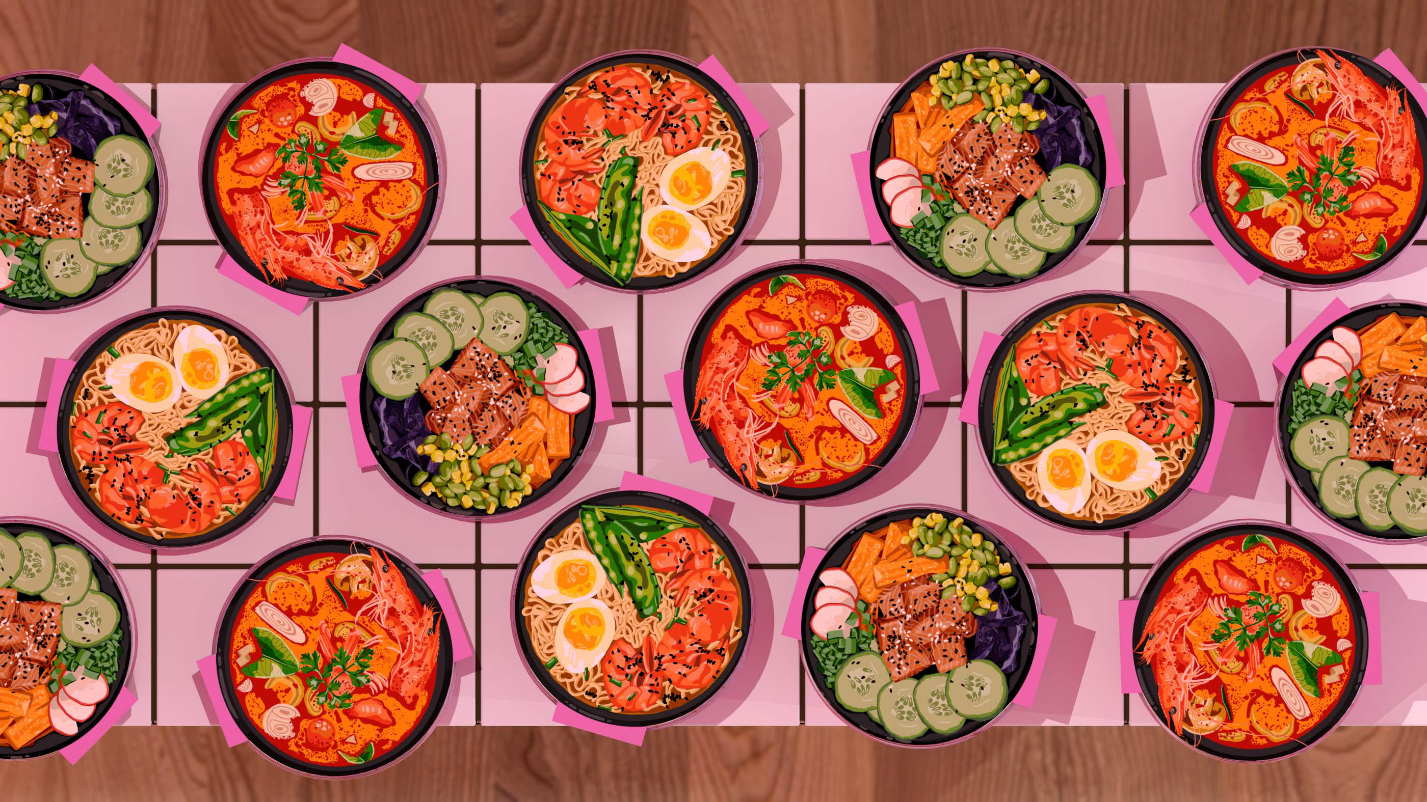Marj ― Restaurant brand identity — Изображение №4 — Брендинг, Иллюстрация на Dprofile