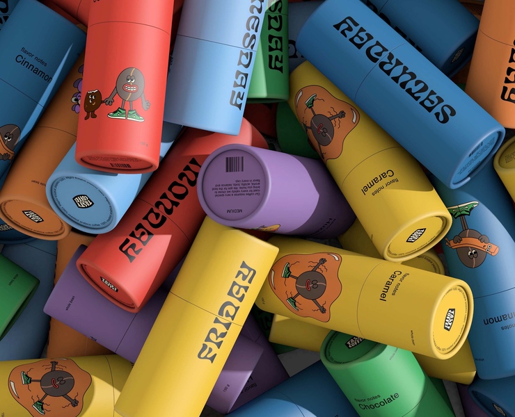Coffee — Branding & Packaging — Брендинг, Иллюстрация на Dprofile