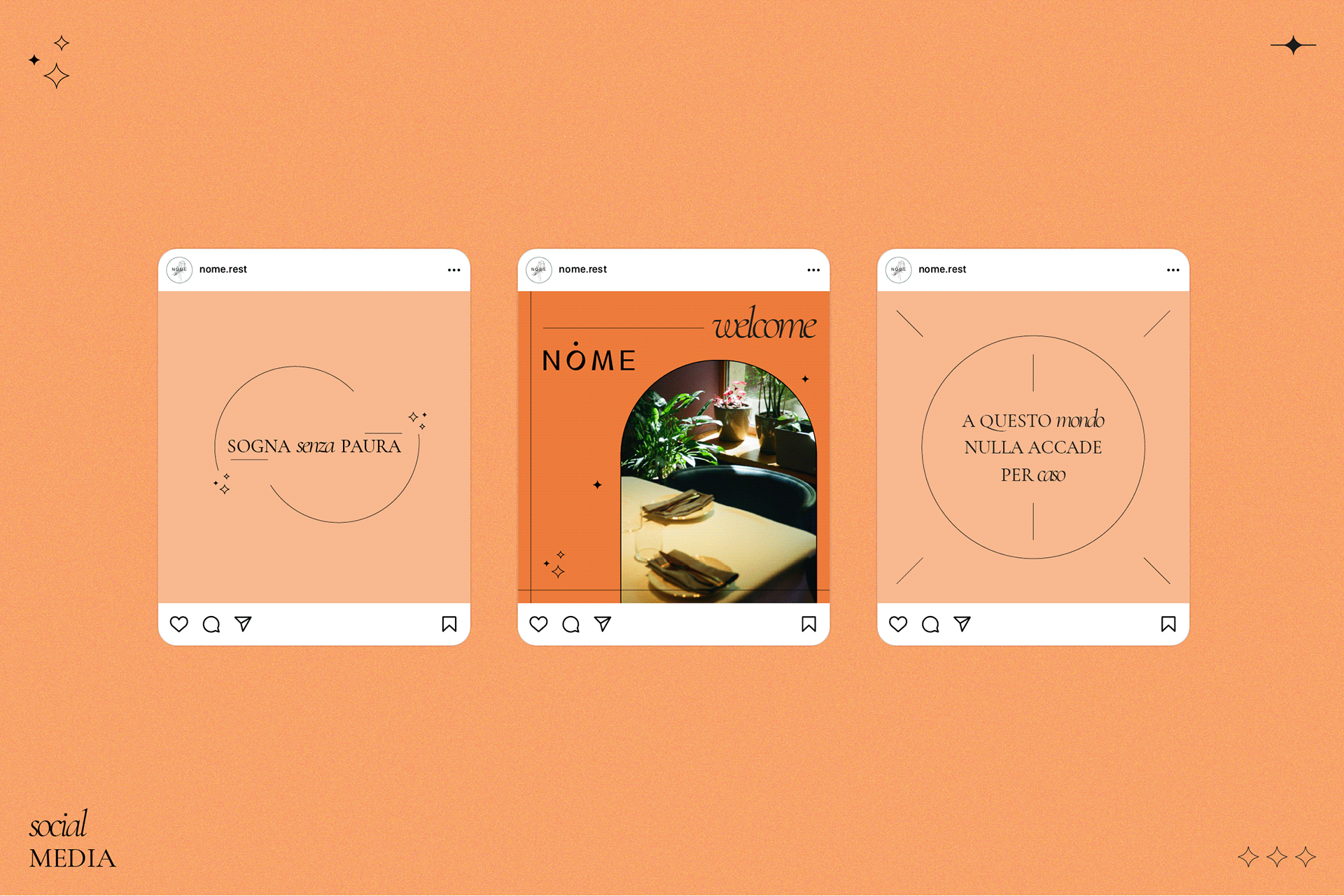 Nome ― Restaurant brand identity — Изображение №28 — Брендинг, Иллюстрация на Dprofile