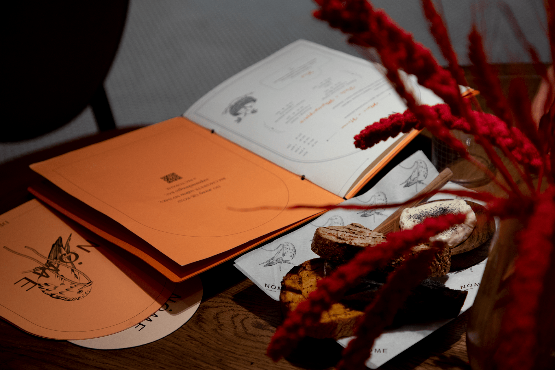 Nome ― Restaurant brand identity — Изображение №5 — Брендинг, Иллюстрация на Dprofile