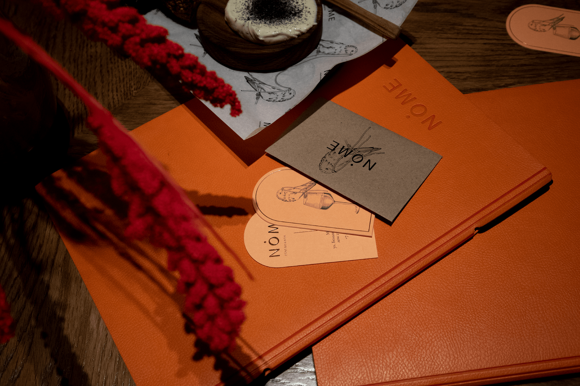 Nome ― Restaurant brand identity — Изображение №14 — Брендинг, Иллюстрация на Dprofile