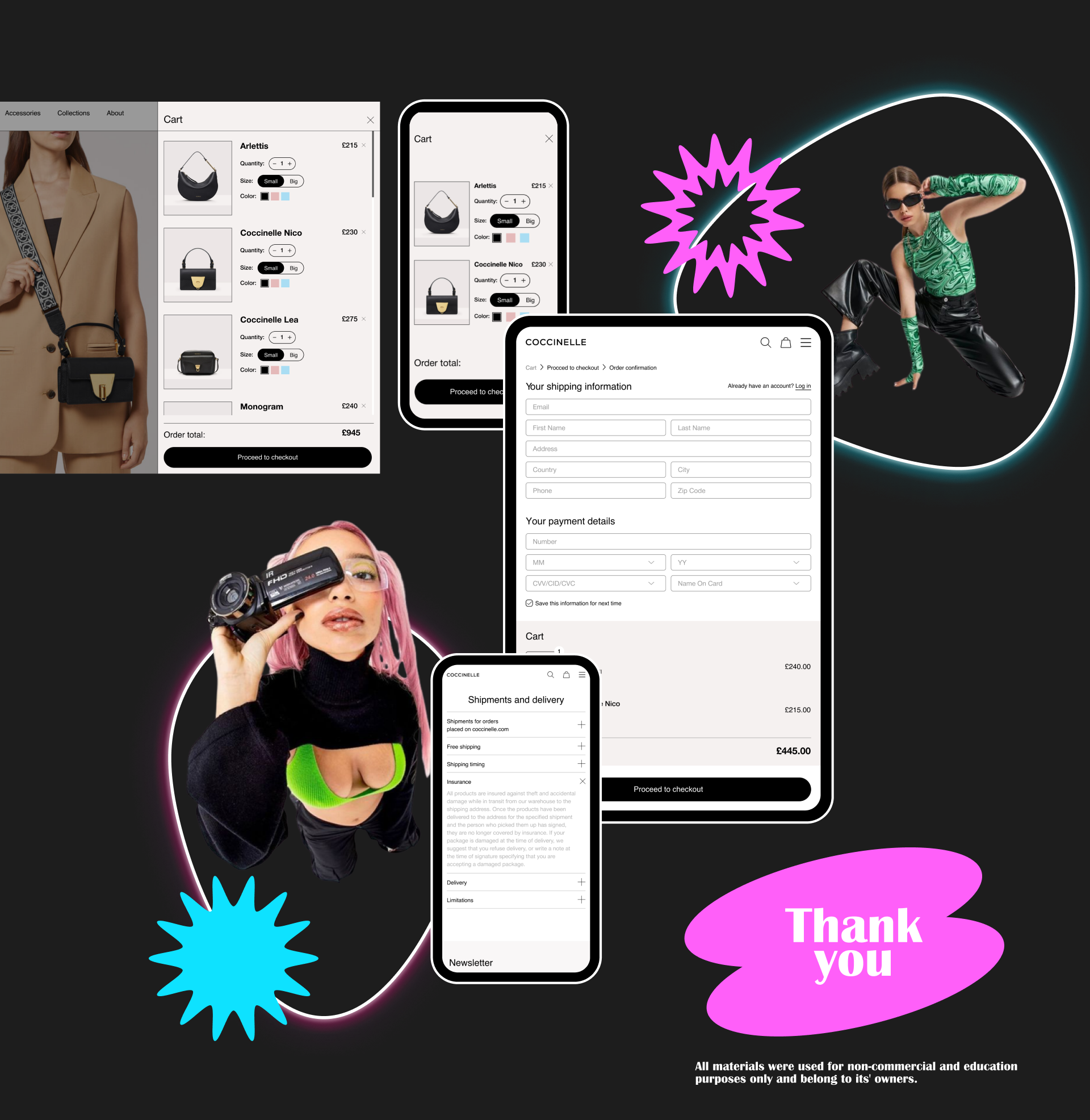 Coccinelle | E-commerce — Изображение №5 — Интерфейсы на Dprofile