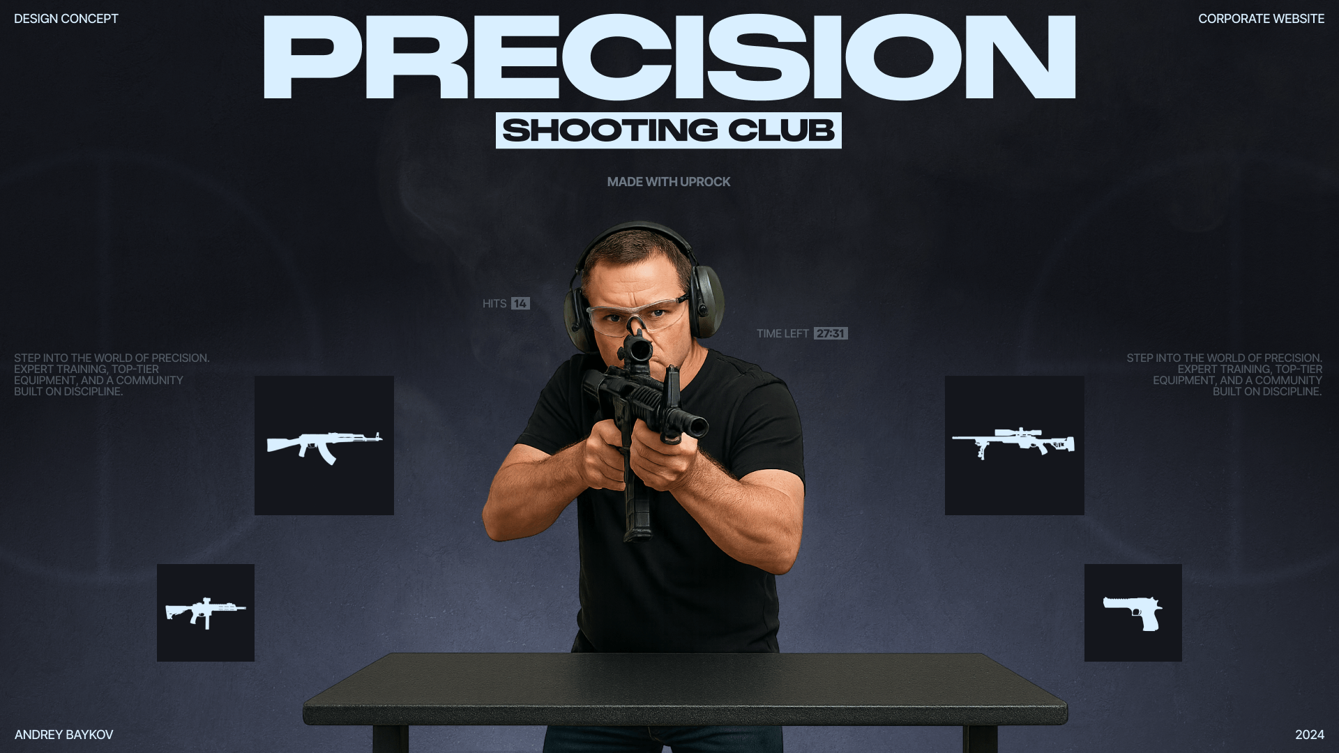 PRECISION [Corporate Website] — Изображение №1 — Интерфейсы на Dprofile