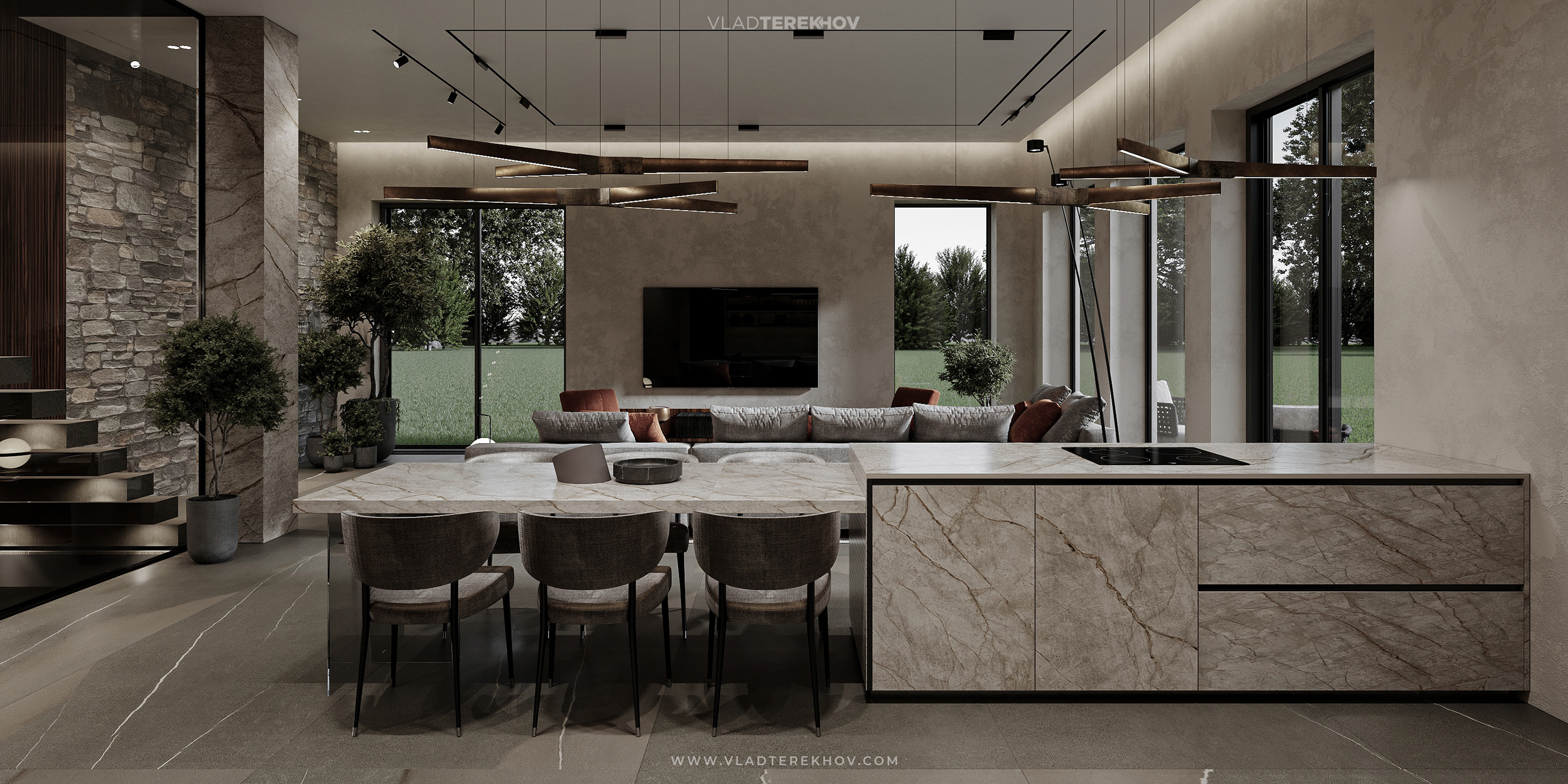 TOWNHOUSE ON STARONIKOLSKY — Изображение №12 — 3D на Dprofile