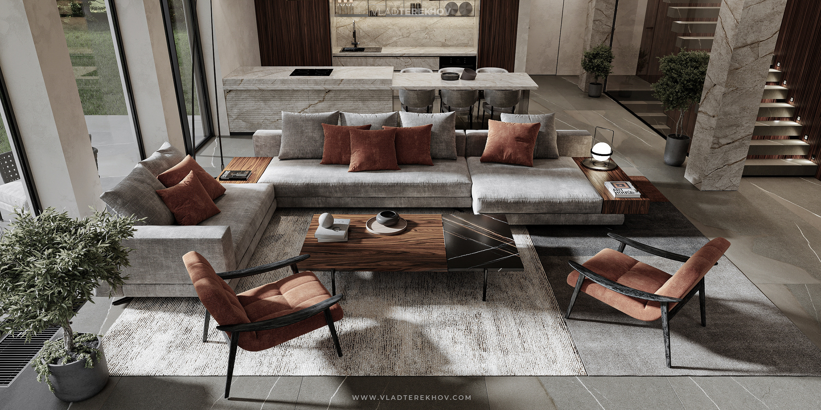 TOWNHOUSE ON STARONIKOLSKY — Изображение №7 — 3D на Dprofile