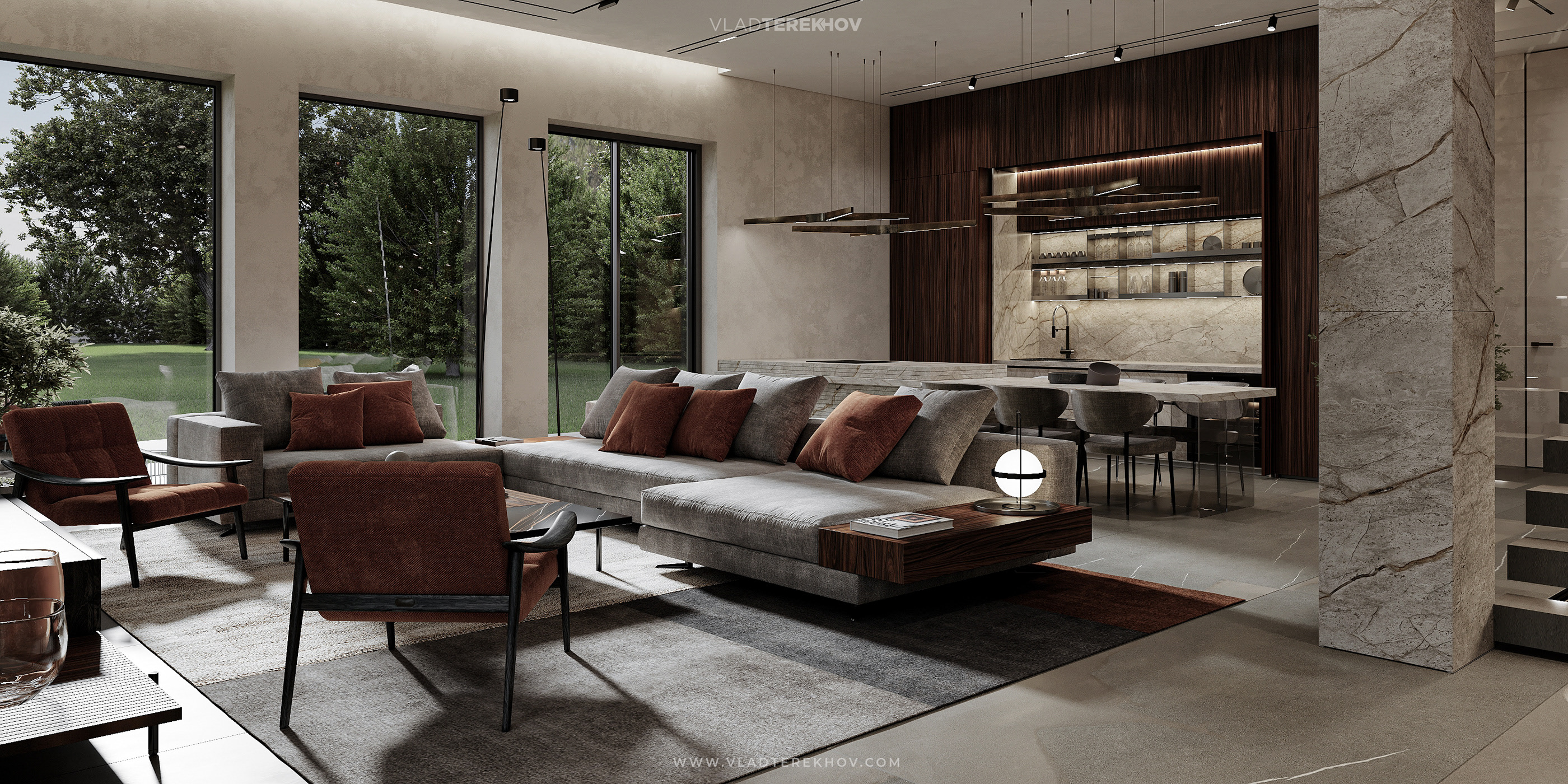 TOWNHOUSE ON STARONIKOLSKY — Изображение №3 — 3D на Dprofile