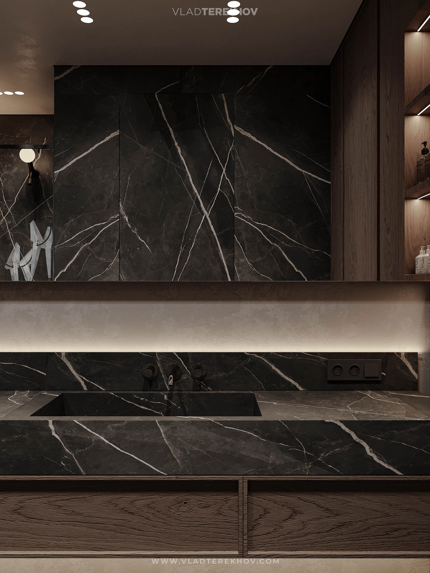 DARK AESTHETIC BATHROOM — Изображение №9 — 3D на Dprofile