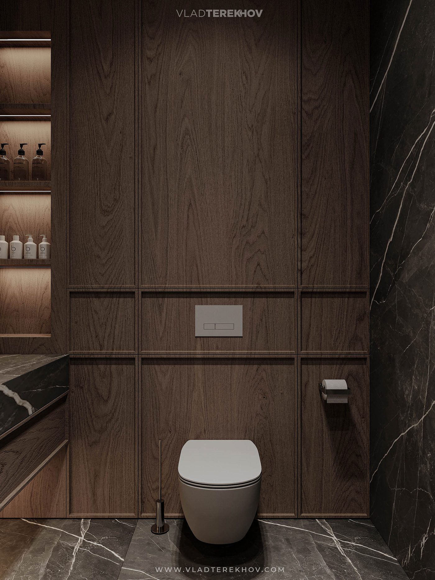 DARK AESTHETIC BATHROOM — Изображение №5 — 3D на Dprofile