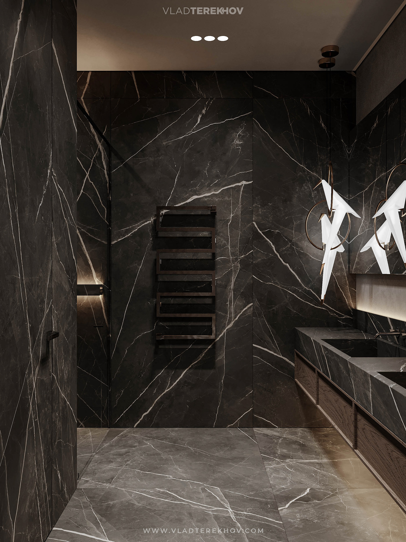 DARK AESTHETIC BATHROOM — Изображение №6 — 3D на Dprofile