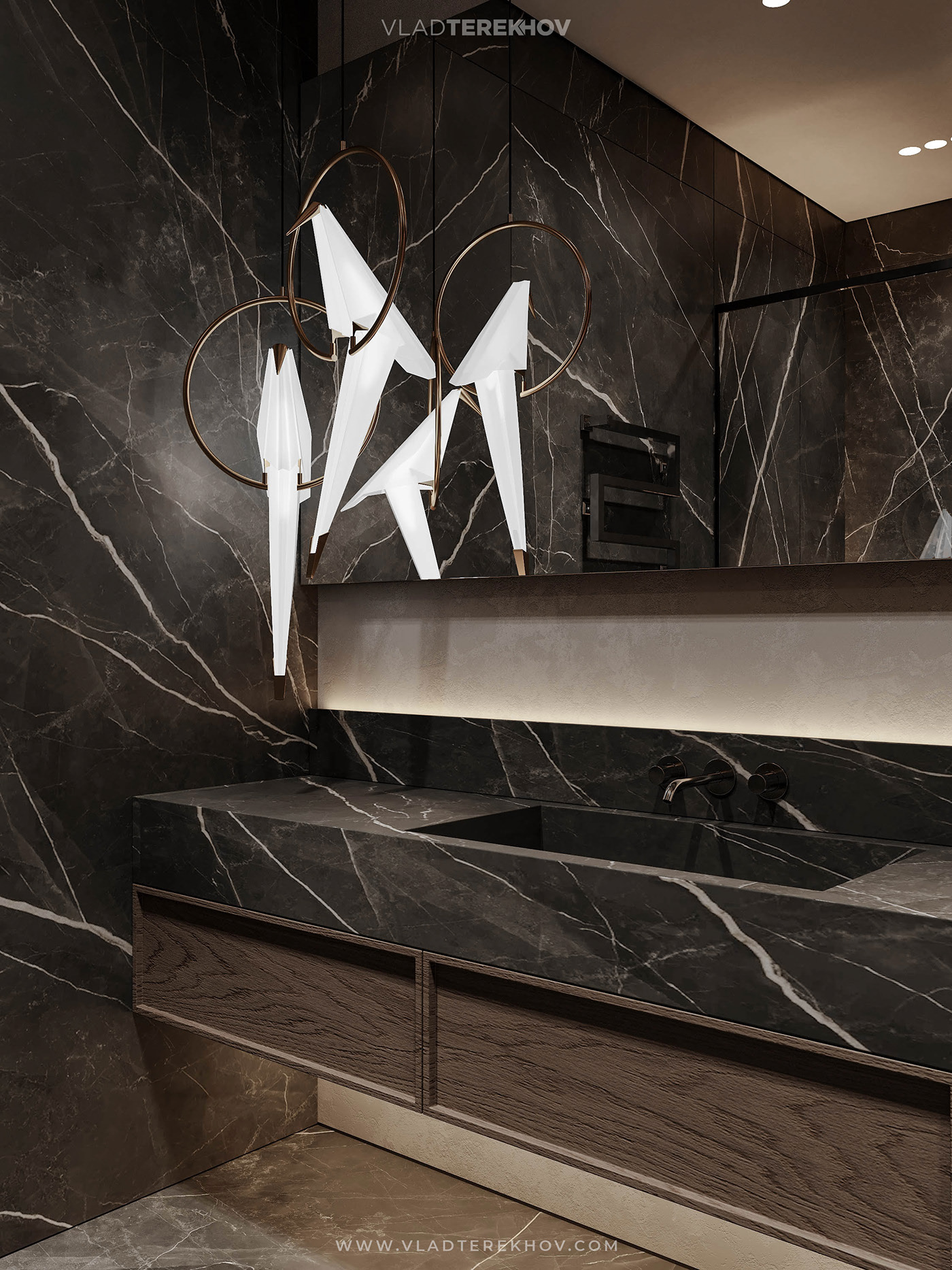 DARK AESTHETIC BATHROOM — Изображение №10 — 3D на Dprofile