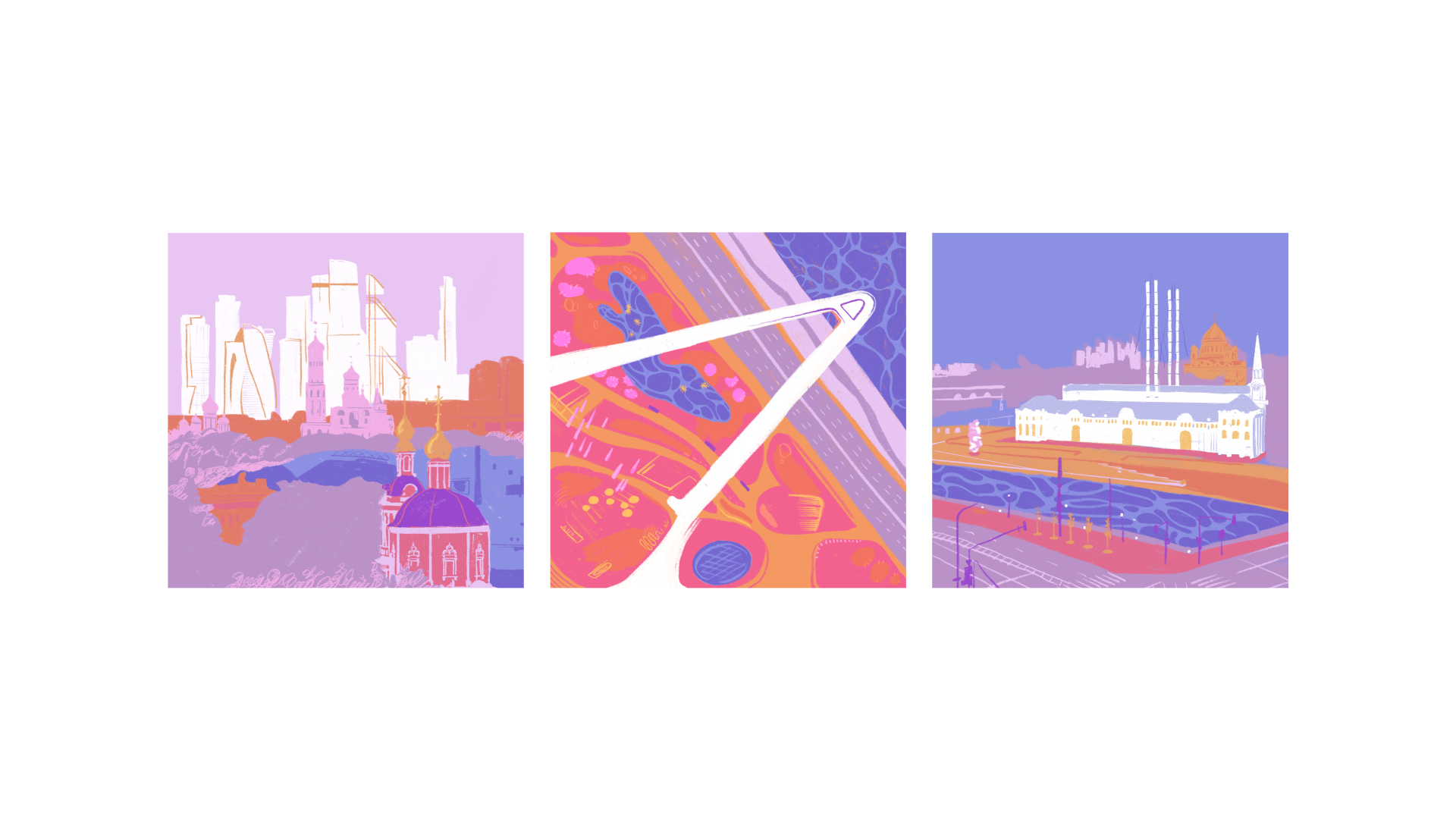 Иллюстрации современной Москвы — Изображение №4 — Иллюстрация на Dprofile