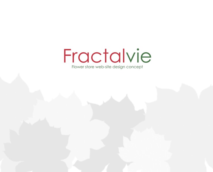 Сайт магазина Fractalvie — Интерфейсы на Dprofile