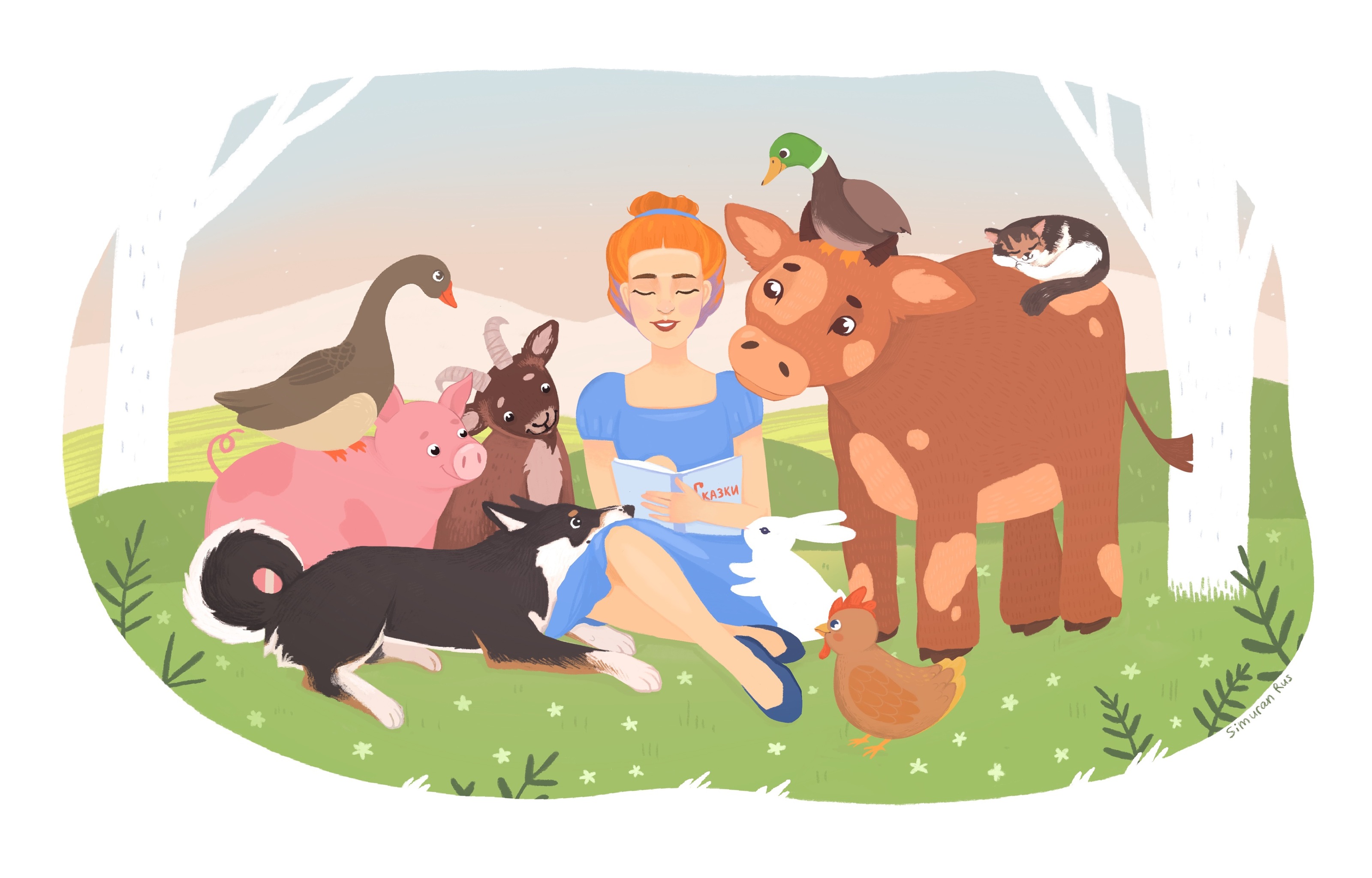 Love for animals | illustrations — Изображение №2 — Иллюстрация, Графика на Dprofile