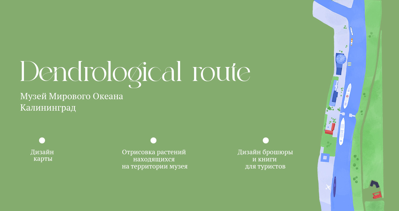 Dendrological route — Изображение №1 — Брендинг, Иллюстрация на Dprofile