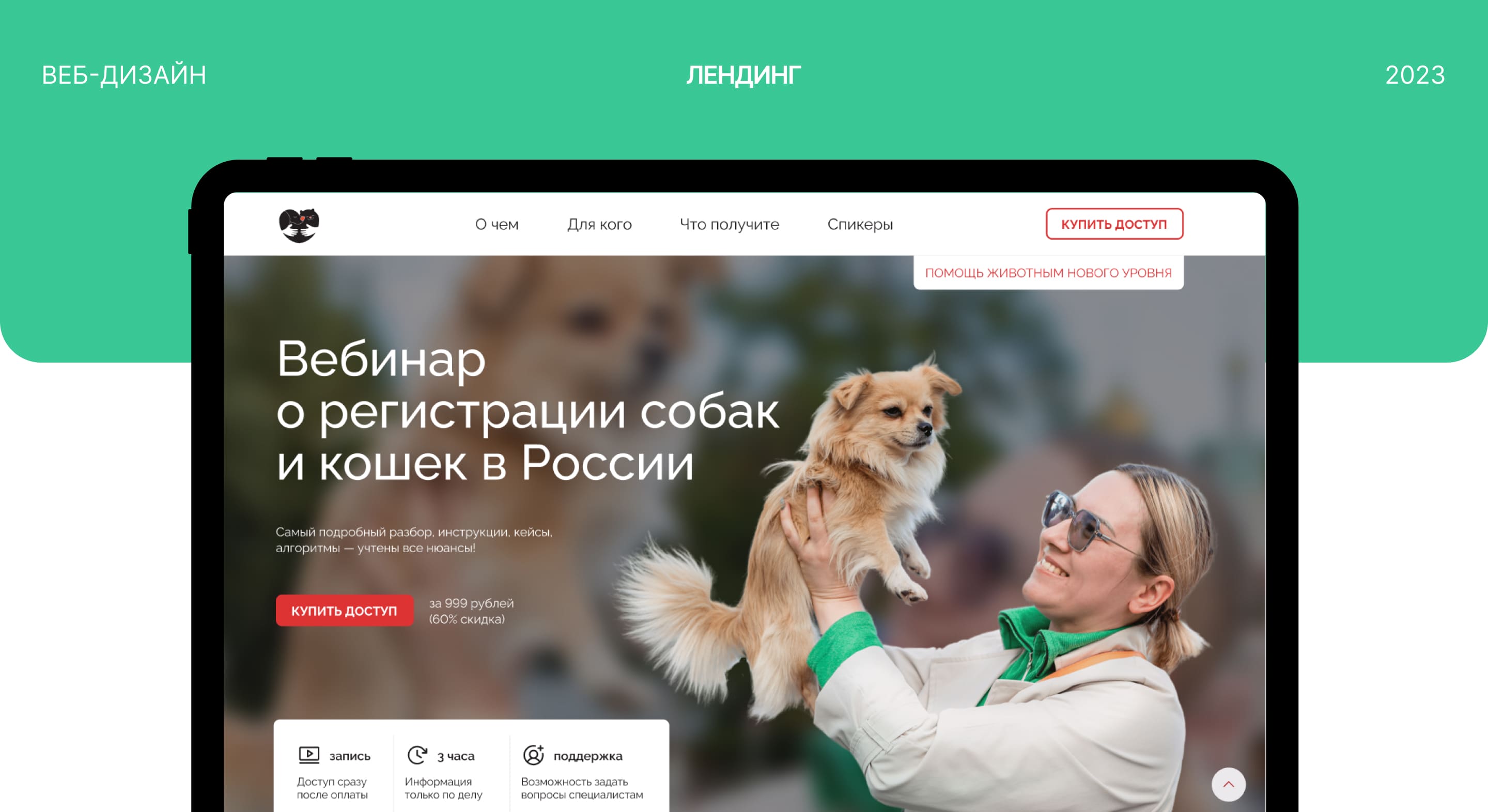 Лендинг для вебинара — Изображение №1 — Интерфейсы, Маркетинг на Dprofile