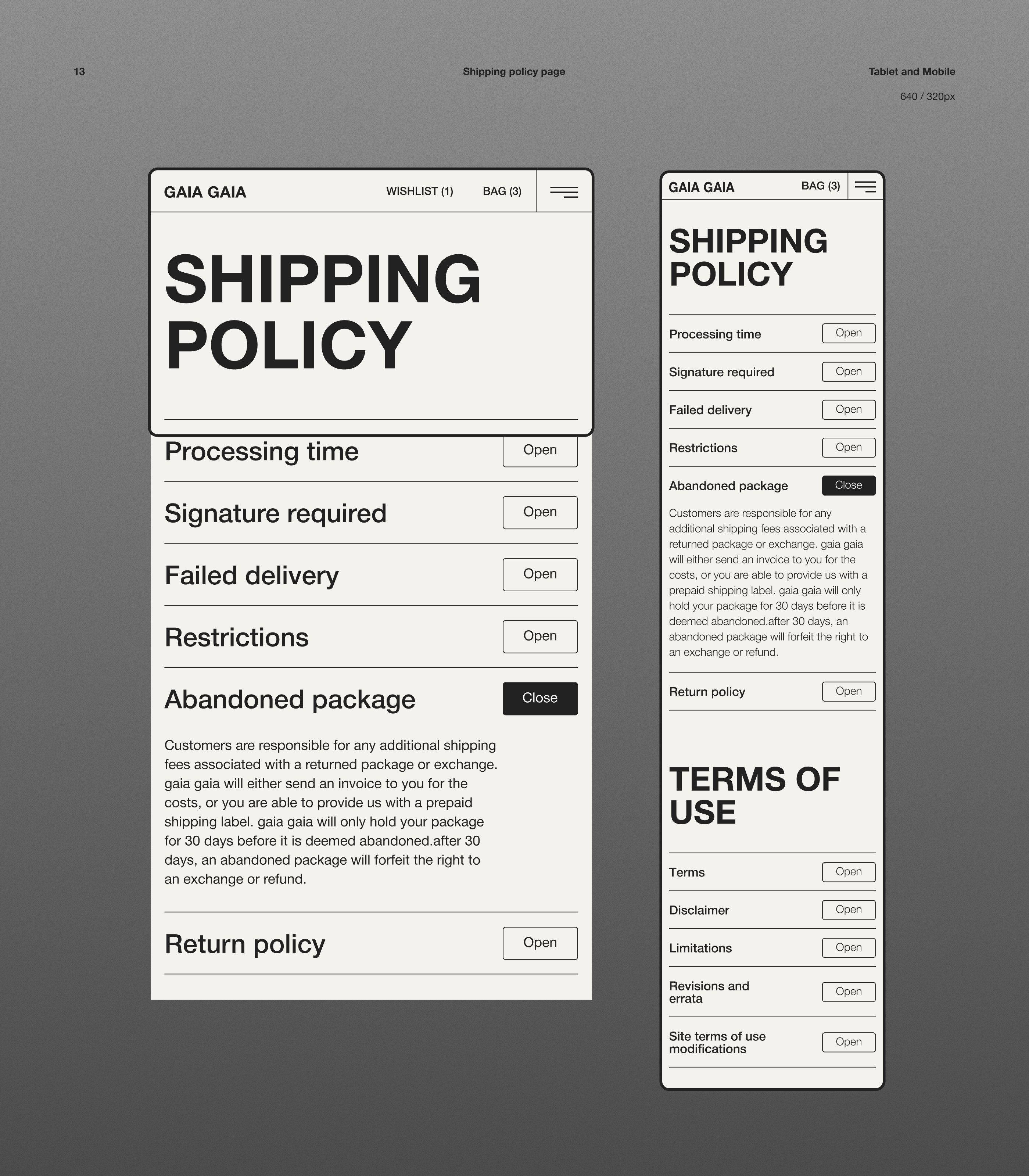 GAIA GAIA - ecommerce redesign — Изображение №15 — Интерфейсы на Dprofile
