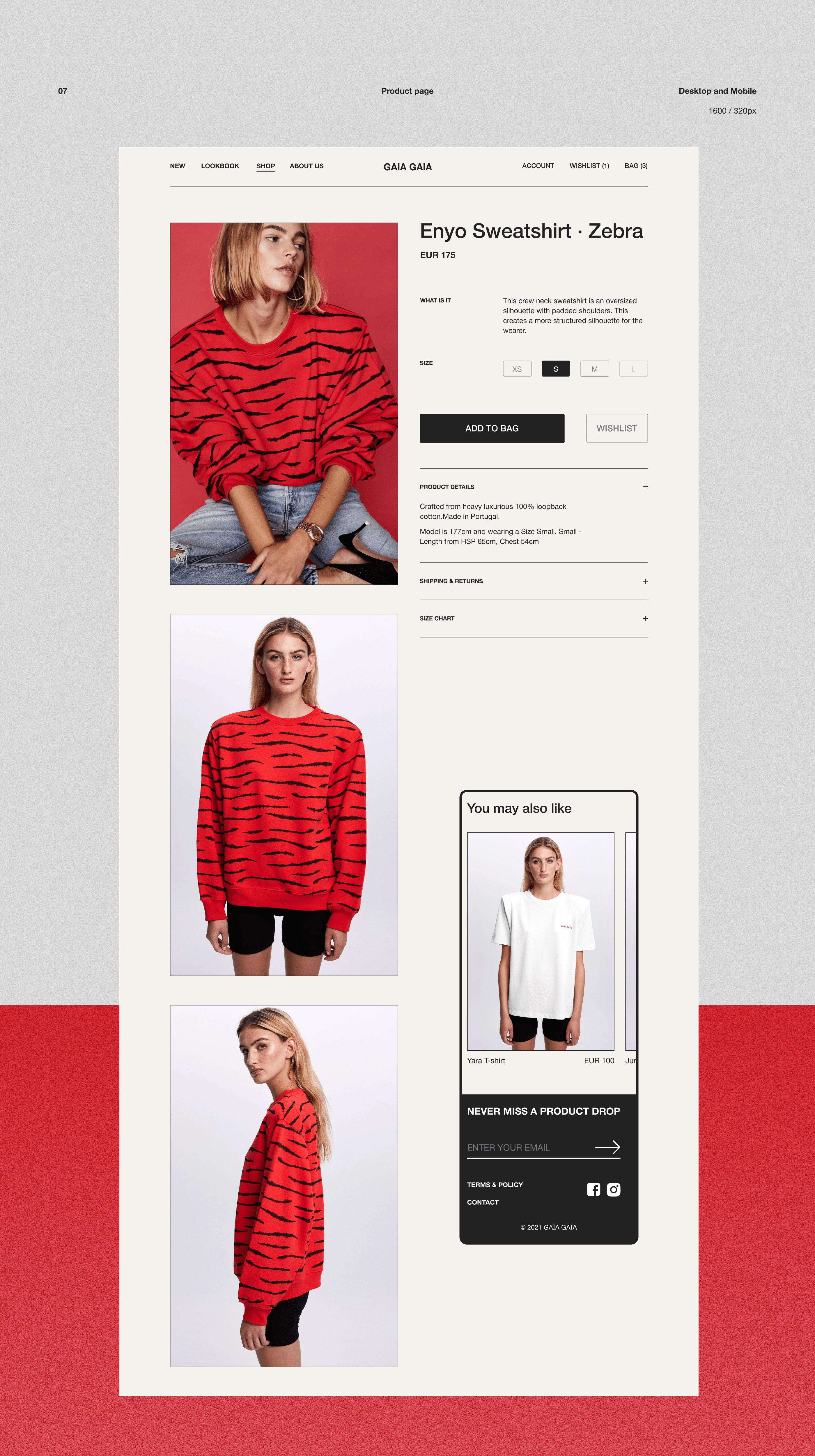 GAIA GAIA - ecommerce redesign — Изображение №9 — Интерфейсы на Dprofile