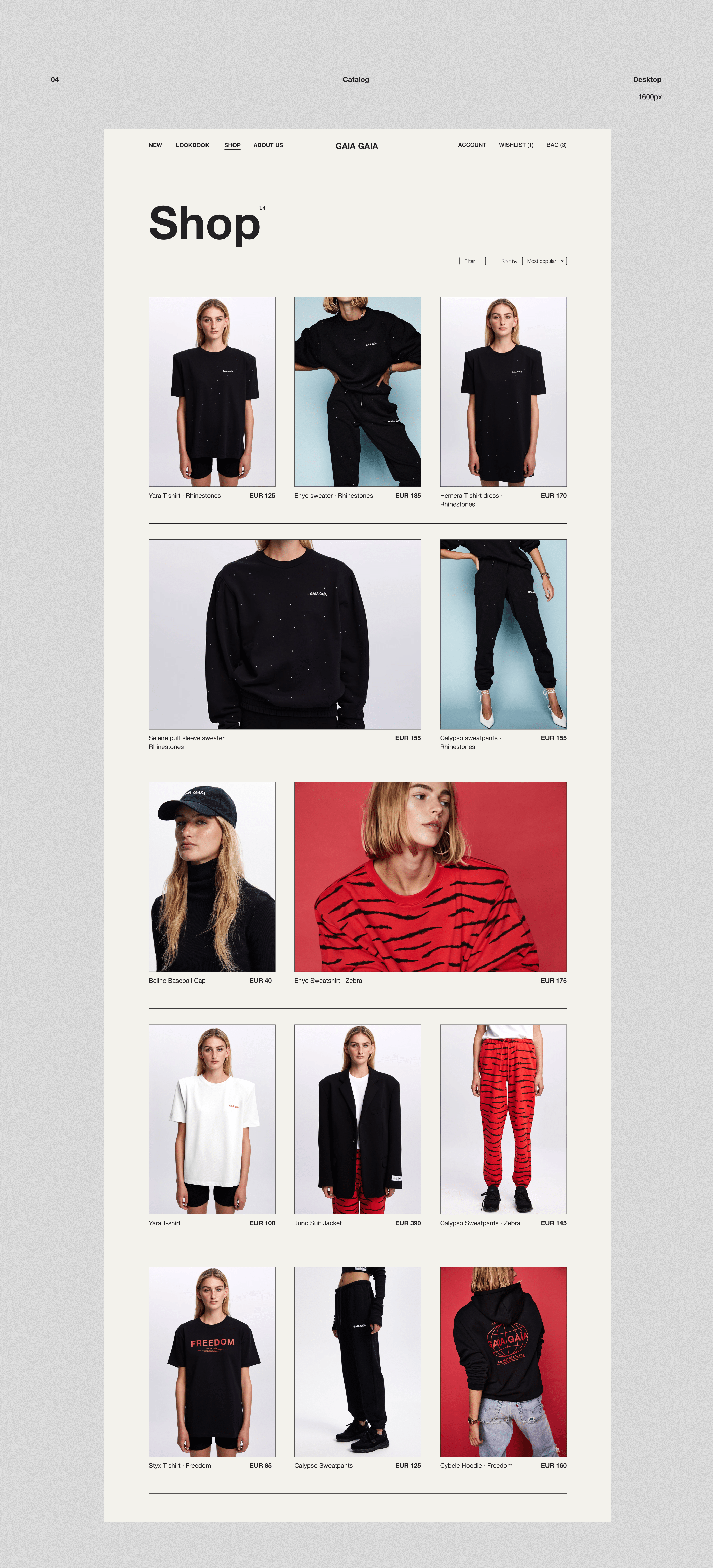 GAIA GAIA - ecommerce redesign — Изображение №6 — Интерфейсы на Dprofile