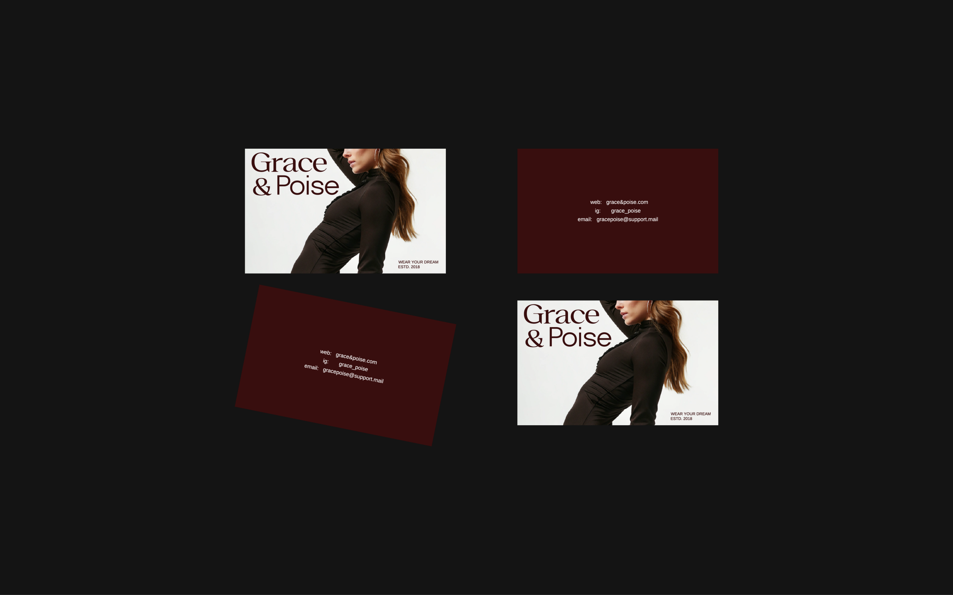 Grace&Poise / фирменный стиль /brand identity — Изображение №3 — Брендинг на Dprofile
