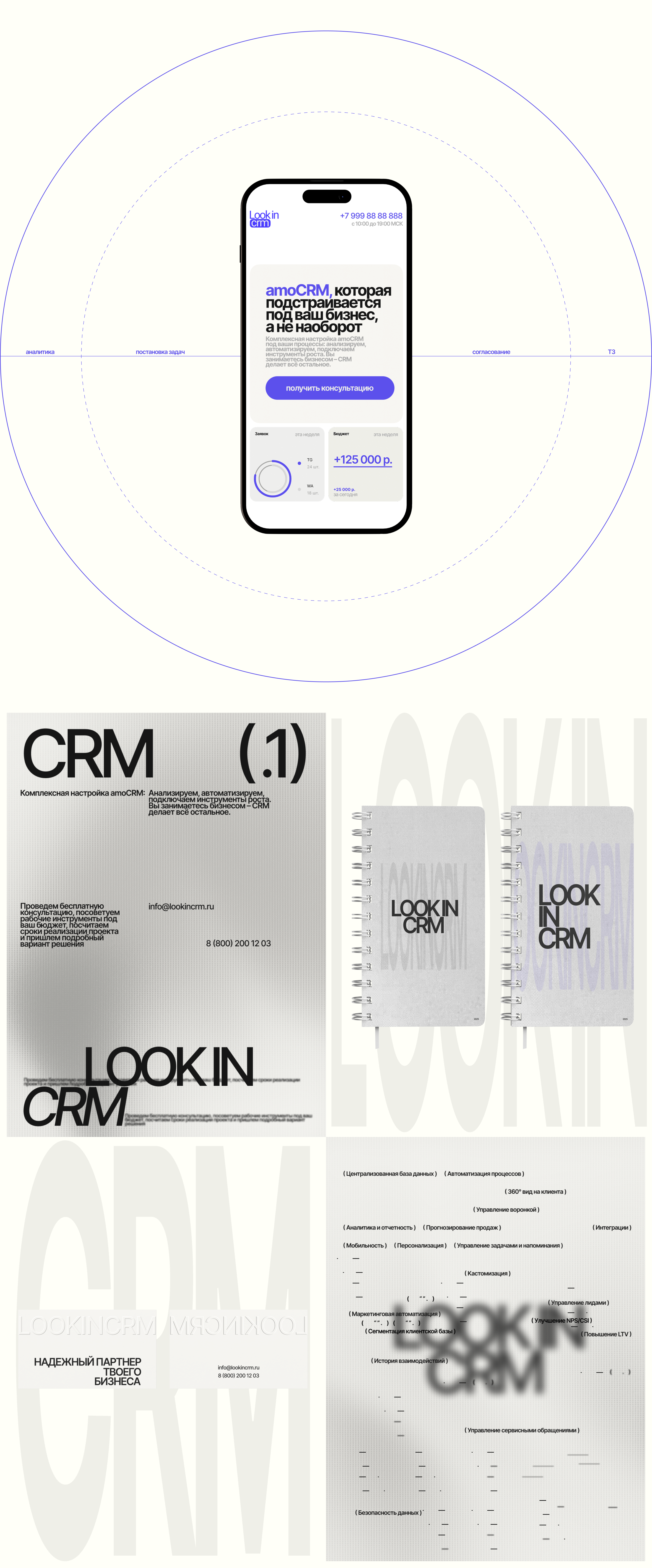 Lookincrm — Изображение №4 — Интерфейсы, Брендинг на Dprofile