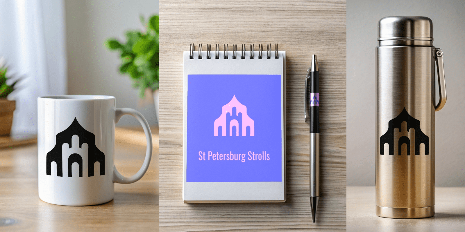 Концепт логотипа для фирмы «St Peterburg Strolls» — Изображение №8 — Брендинг на Dprofile