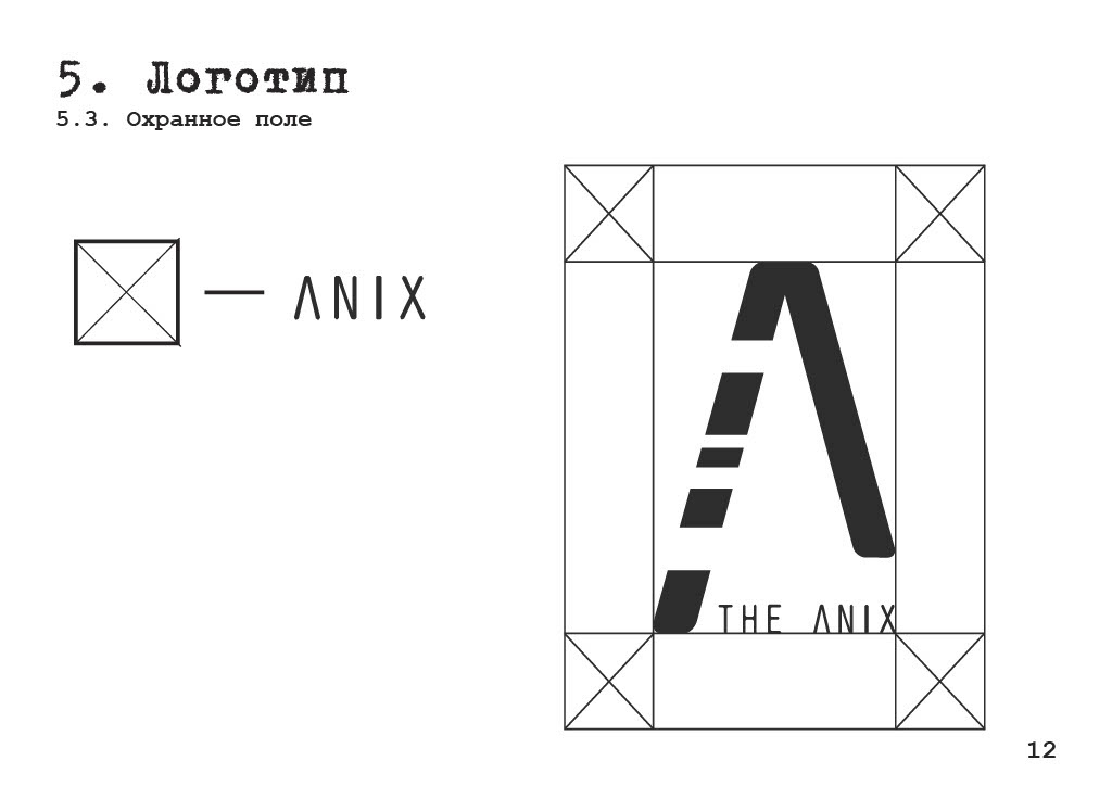 Брендбук для The Anix — Изображение №12 — Брендинг на Dprofile
