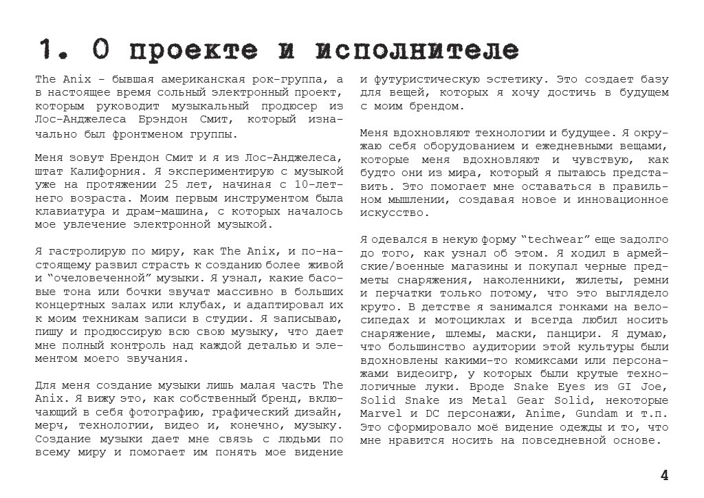 Брендбук для The Anix — Изображение №4 — Брендинг на Dprofile