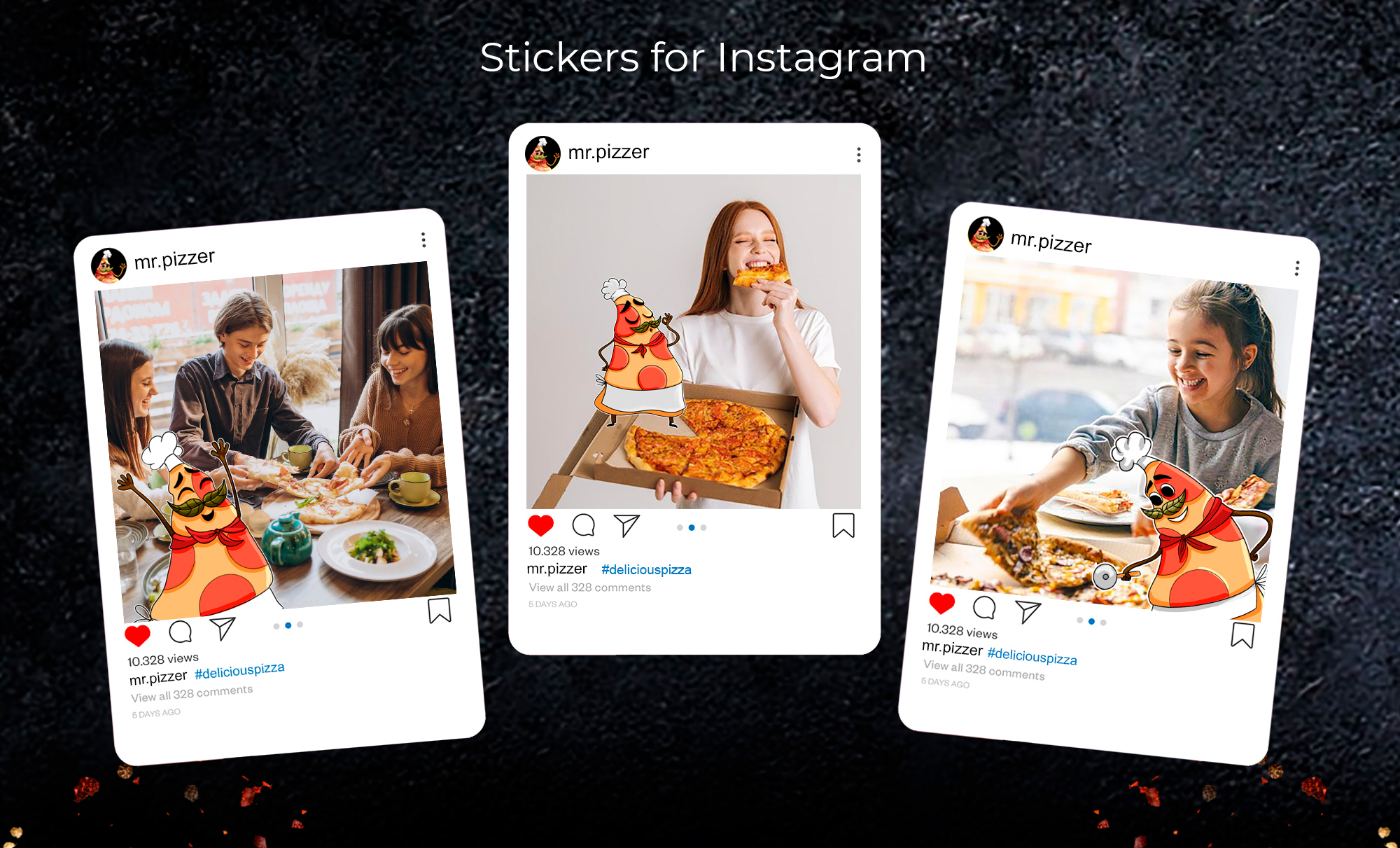 Mr. Pizzer character design — Изображение №8 — Брендинг, Иллюстрация на Dprofile