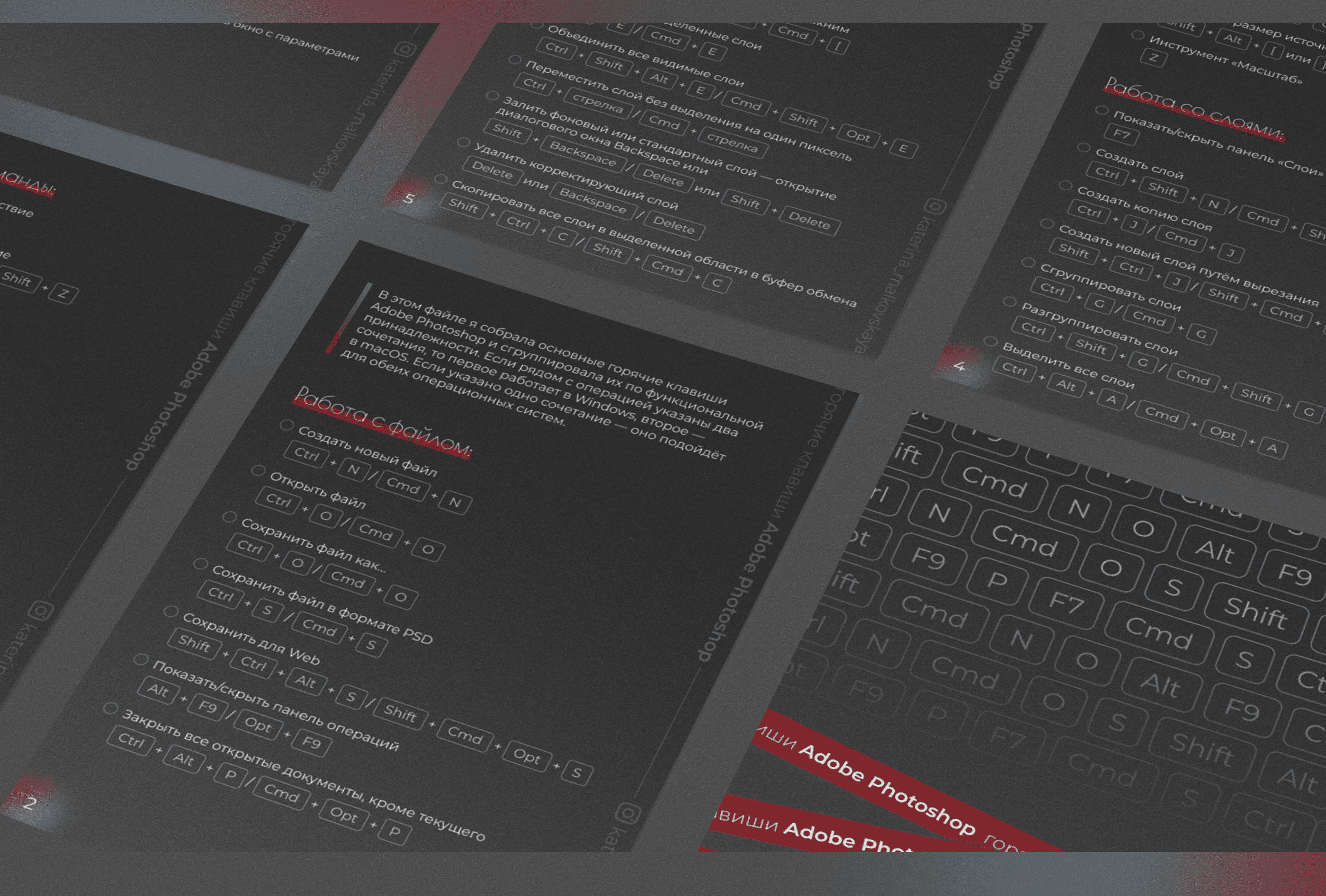 Дизайн гайда по Adobe Photoshop — Изображение №6 — Брендинг, Графика на Dprofile
