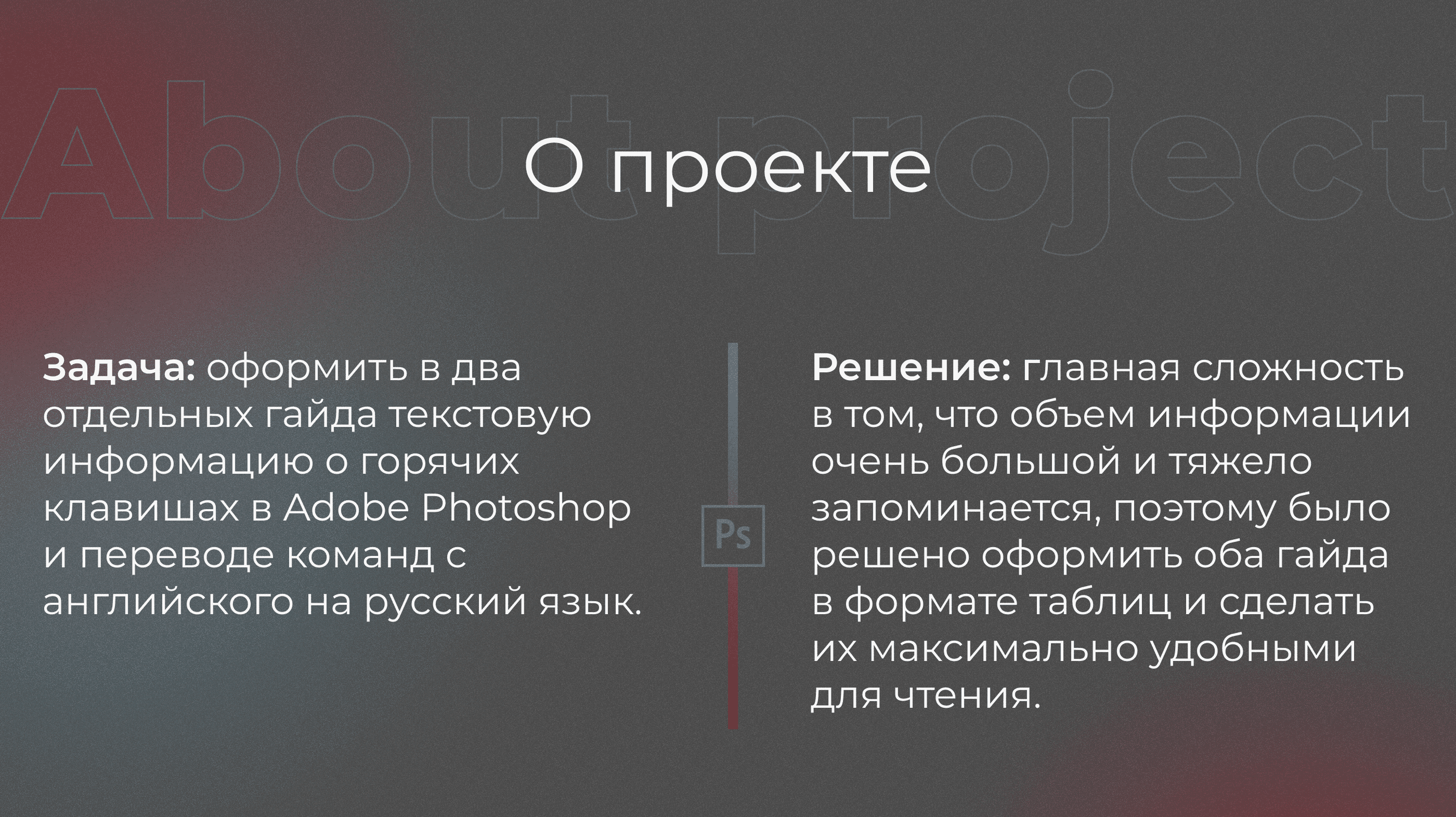 Дизайн гайда по Adobe Photoshop — Изображение №2 — Брендинг, Графика на Dprofile