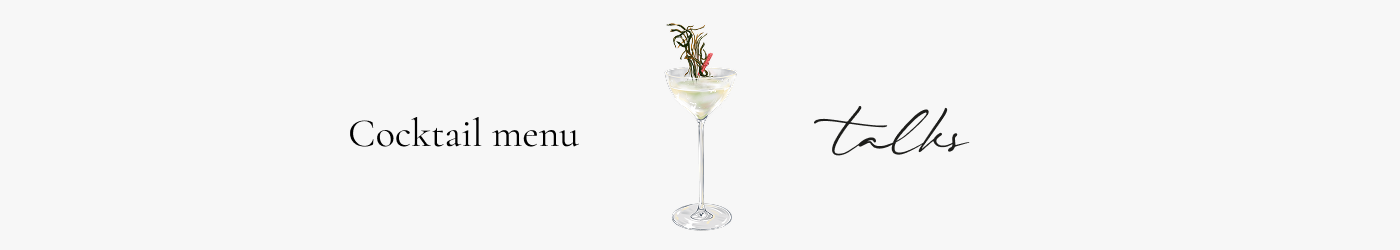 Cocktail menu - Talks — Изображение №1 — Иллюстрация, Графика на Dprofile
