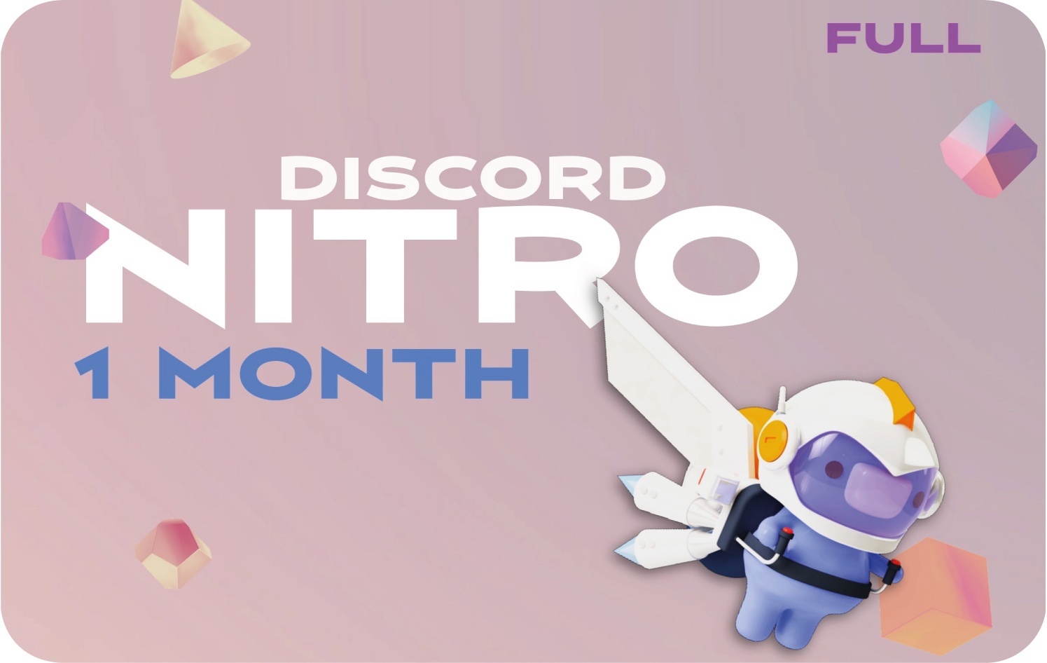 Discord nitro, ремейк карточки — Изображение №5 — Брендинг, Графика на Dprofile
