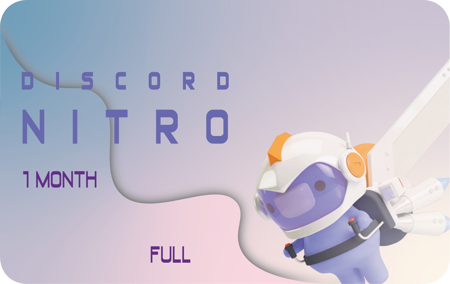 Discord nitro, ремейк карточки — Изображение №4 — Брендинг, Графика на Dprofile
