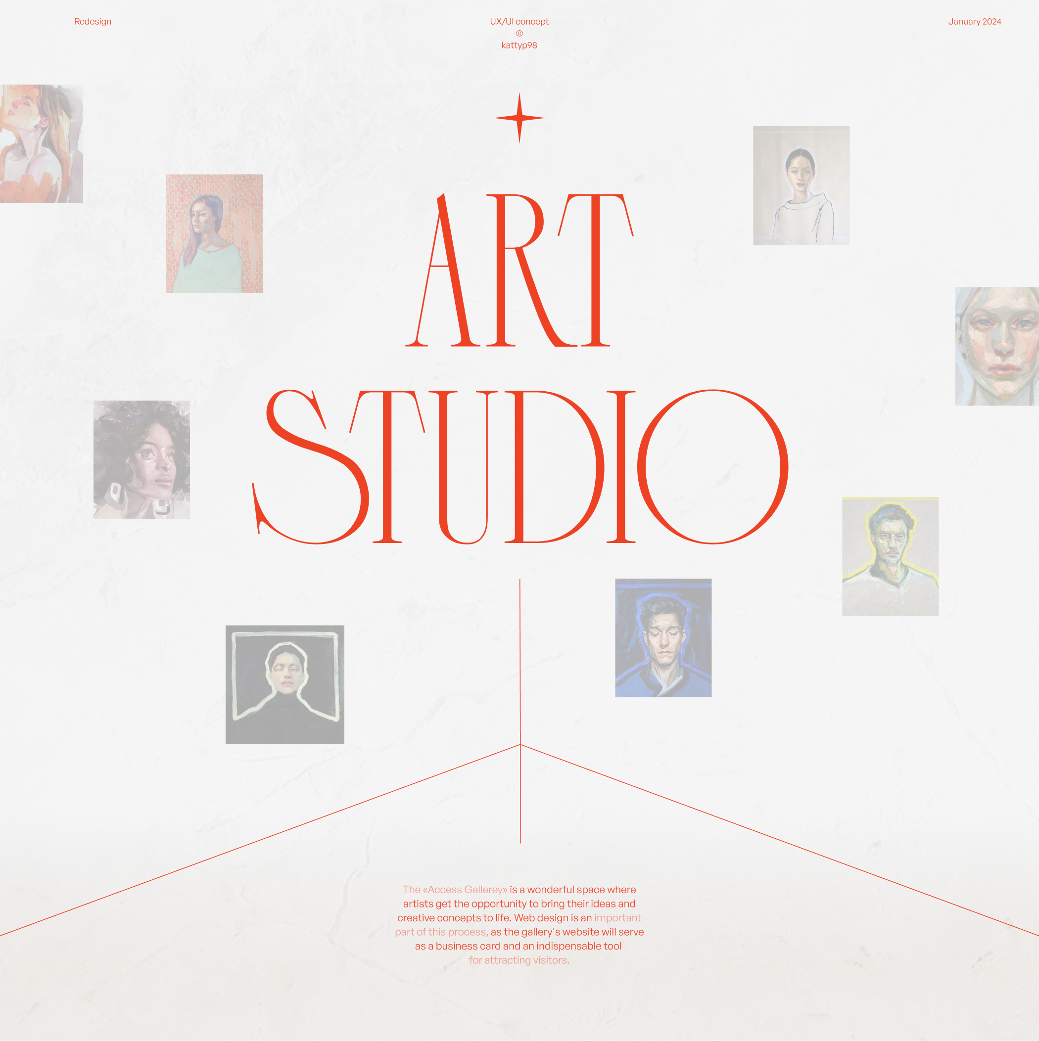 Art studio | Corporate redesign — Изображение №1 — Интерфейсы на Dprofile