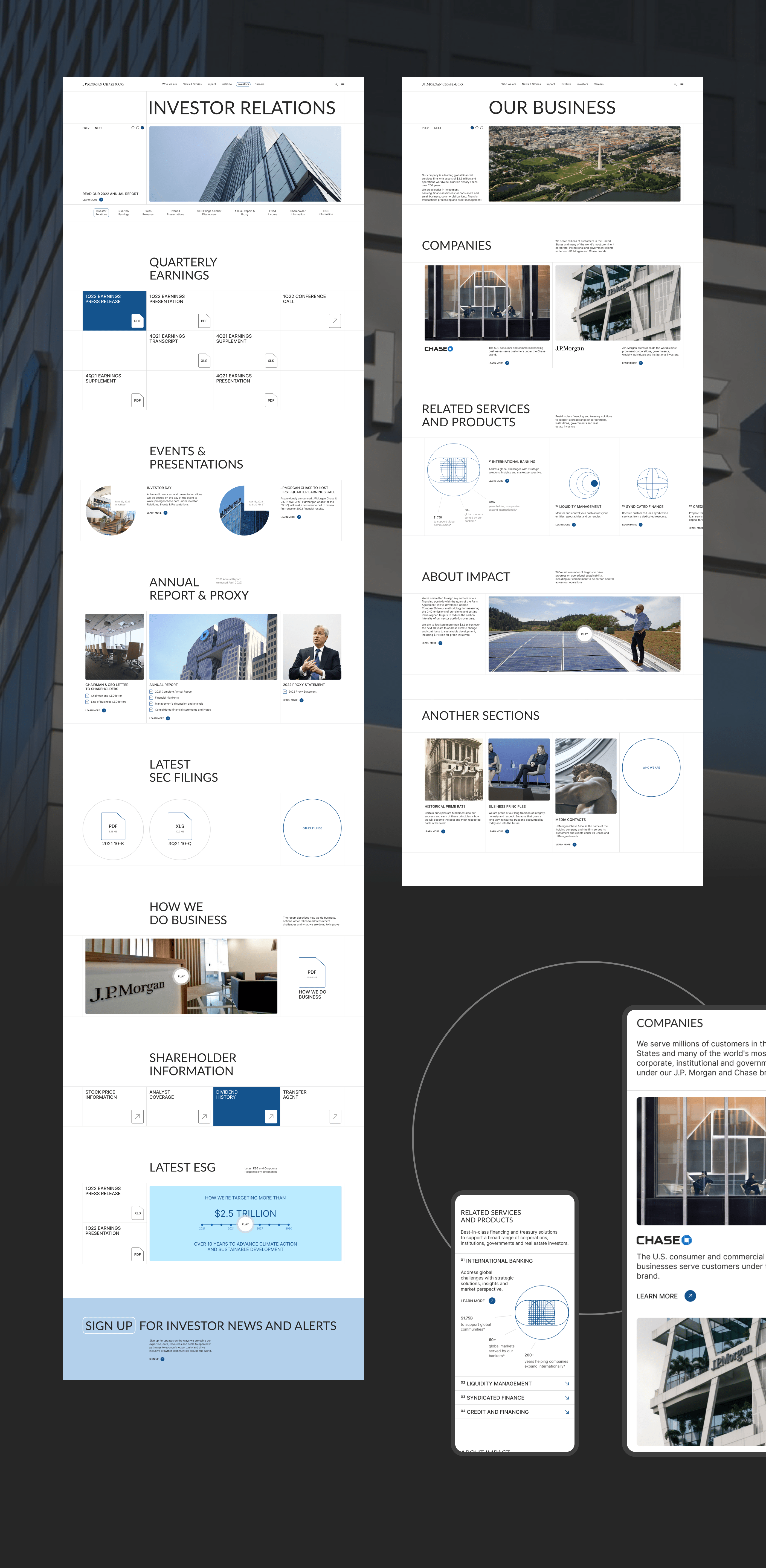 JPMorgan Chase & Co. | Corporate — Изображение №5 — Интерфейсы, Графика, Анимация на Dprofile